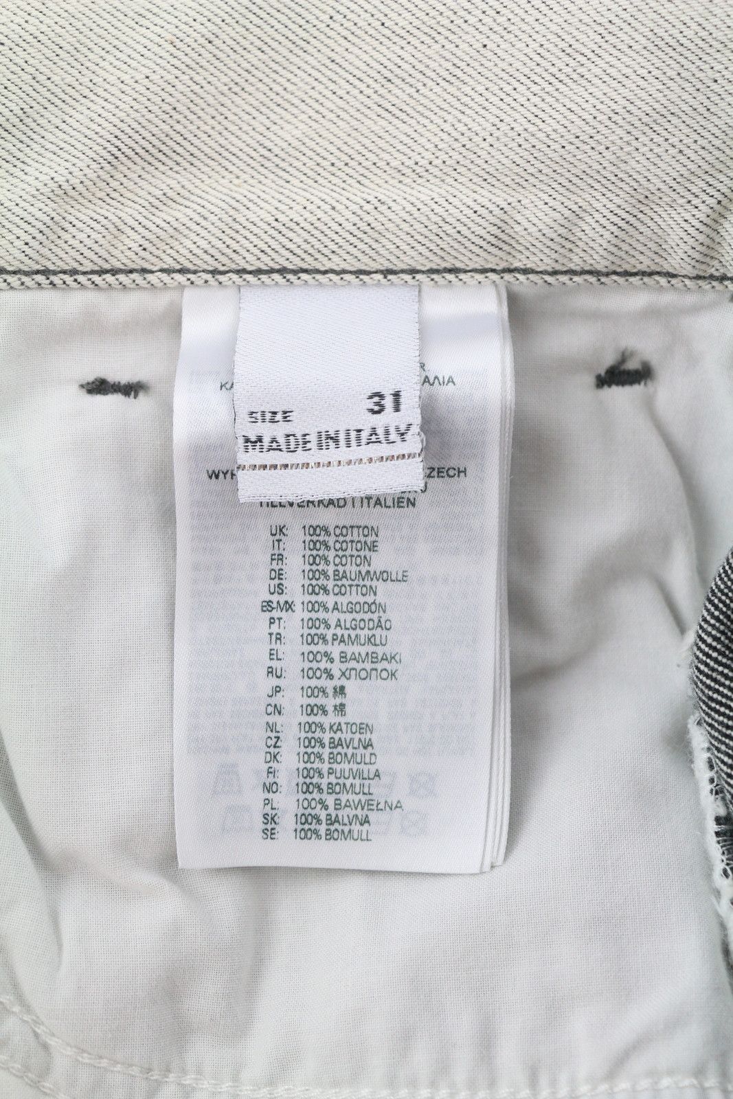 Diesel 1995 09C86 W31/L32 Grey Faded Slim Straight Leg 85411 Size US 31 - 8 Thumbnail
