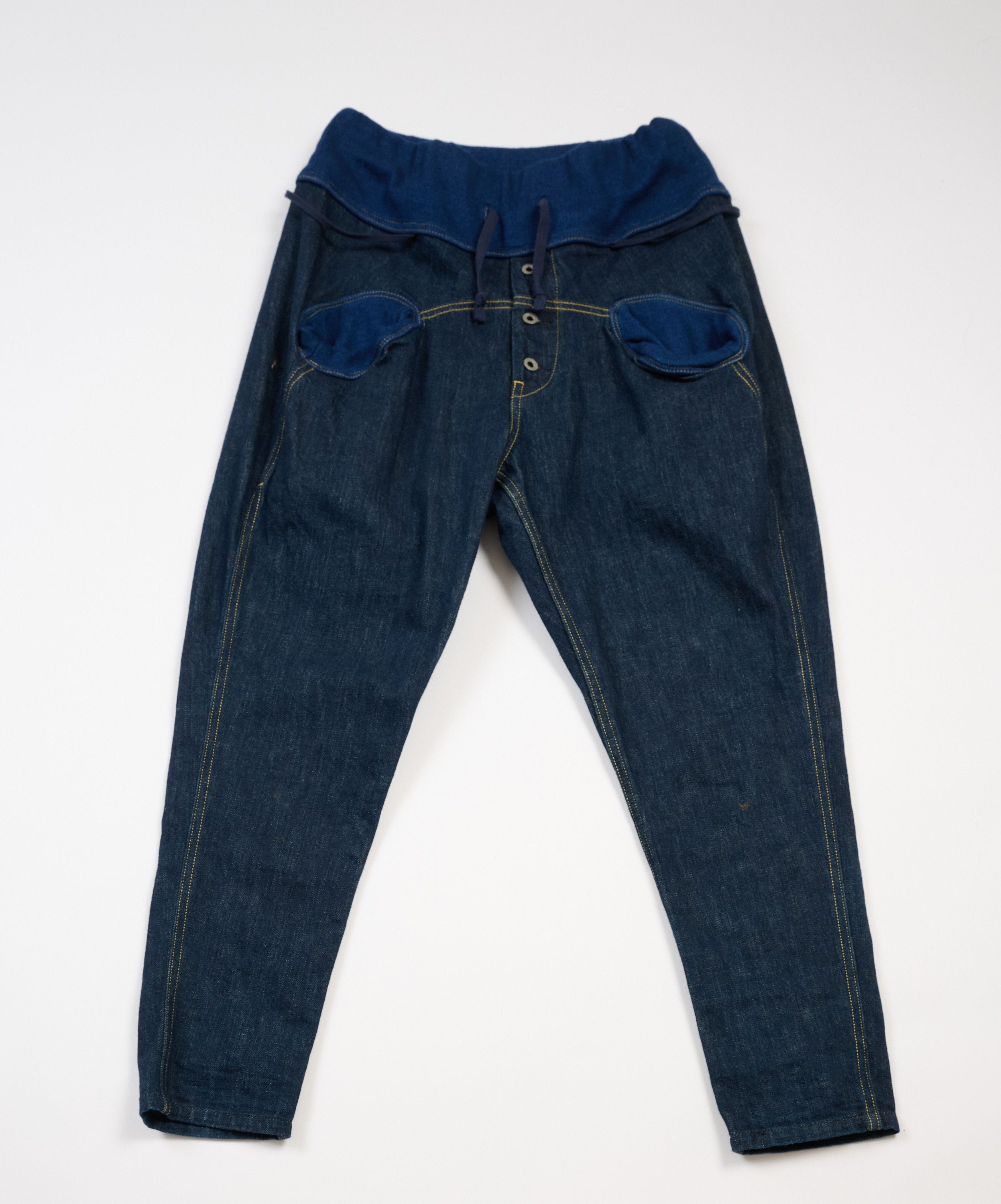 Kapital Kapital 11.5oz Denim Sarouel Nouvelle Pants — Size 1 Size US 26 / EU 42 - 1 Thumbnail