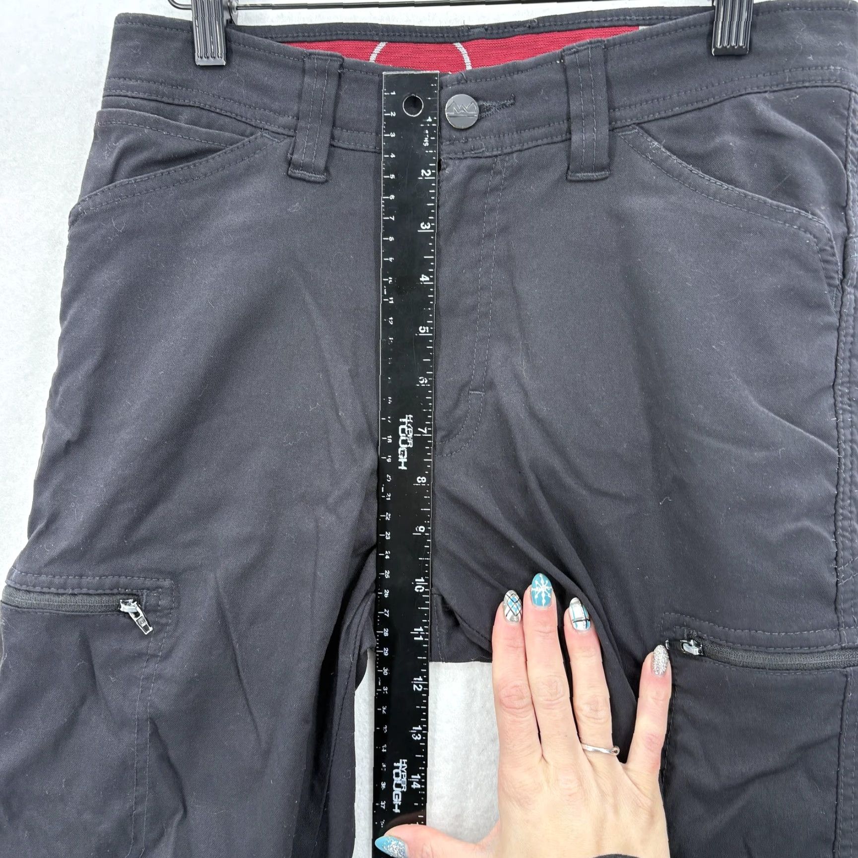 Wrangler Wrangler Outdoor Series Pants Mens 29x30 Black Cargo Straight Leg Stretch Hiking Size US 29 - 7 Thumbnail