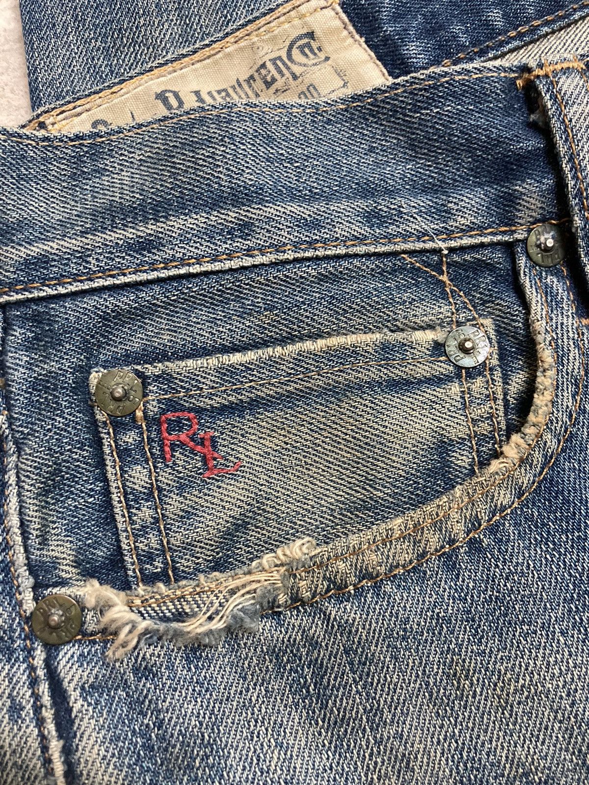 Polo Ralph Lauren Vintage Distressed Polo Ralph Lauren Classic Denim Size US 30 / EU 46 - 15 Thumbnail