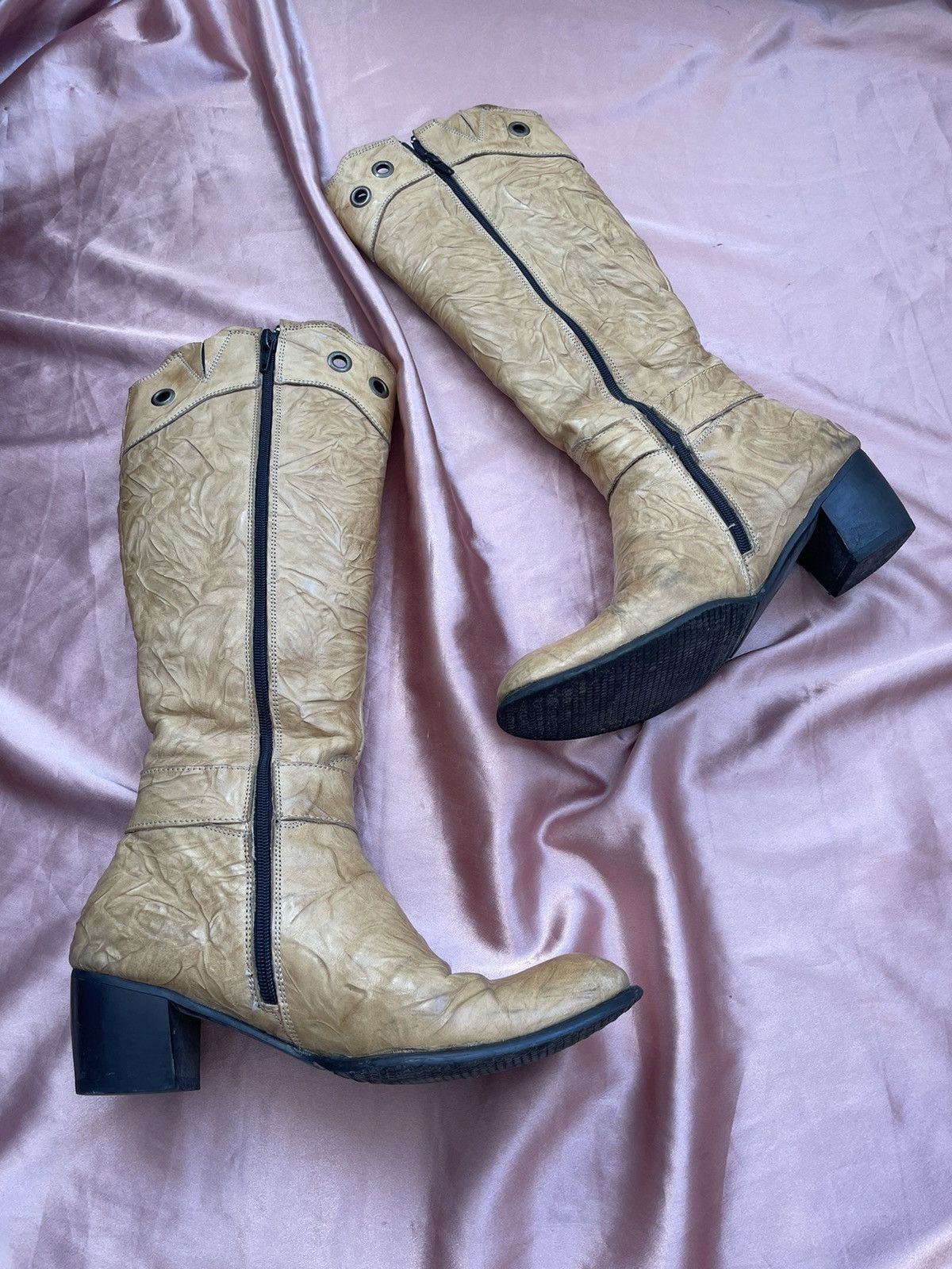 Vintage y2k boots leather Size US 7.5 / IT 37.5 - 4 Thumbnail