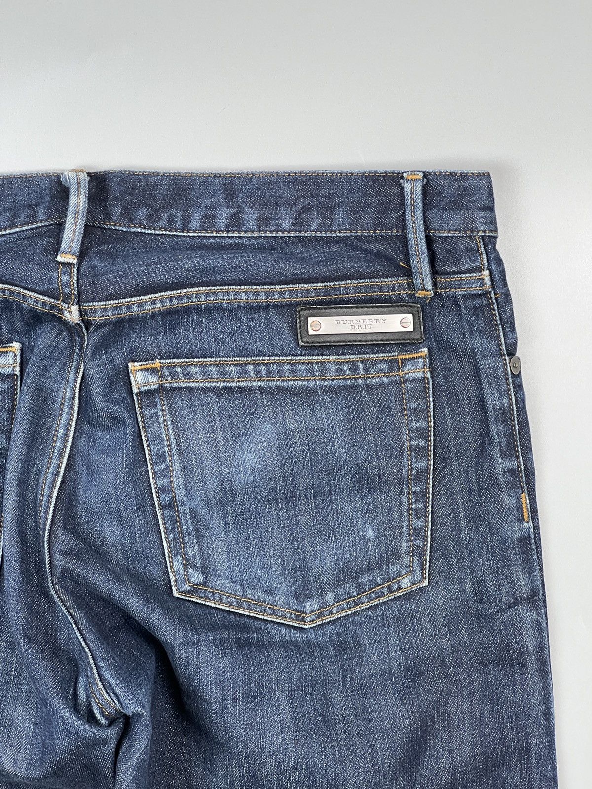 Burberry Burberry Brit Steadman Slim Fit Denim Jeans Pants (Y0593) Size US 32 / EU 48 - 15 Thumbnail