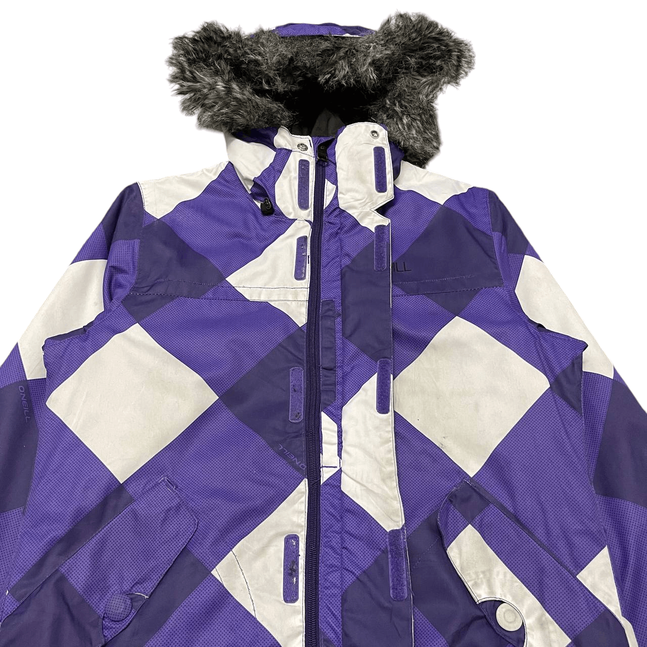O'Neill Vintage Oneil Santa Cruz Fur Hooded Jacket Nylon Size US S / EU 44-46 / 1 - 10 Thumbnail