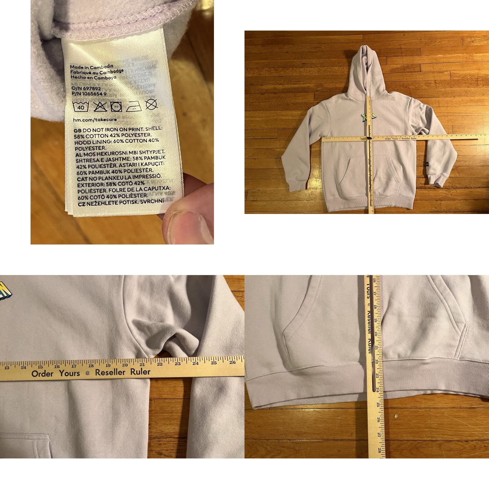 H&M H&M X-Men 97 Hoodie Unisex Small Lavender Purple Size US S / EU 44-46 / 1 - 8 Thumbnail