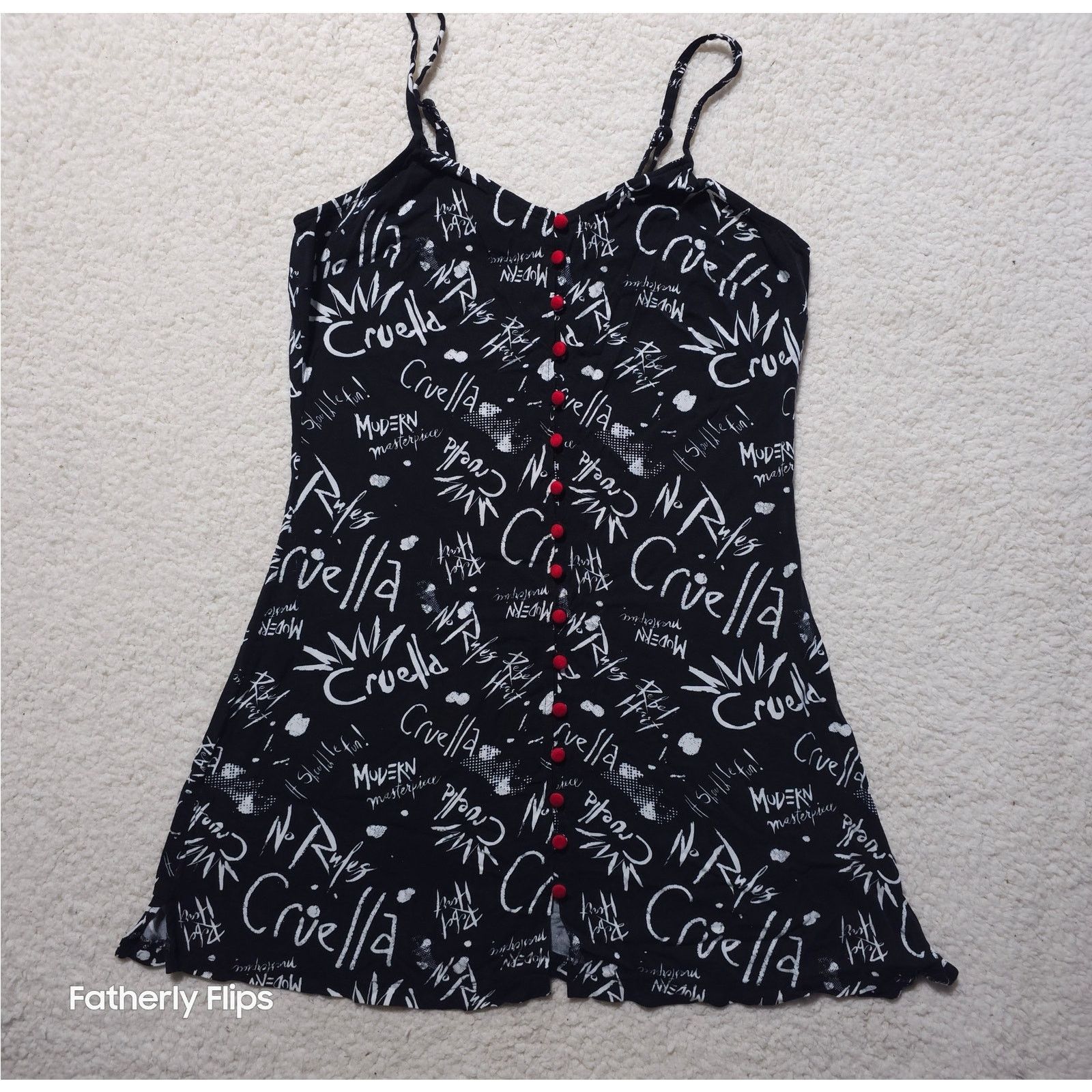 Disney Her Universe Disney Parks Cruella Graffiti Camisole Med M Size M / US 6-8 / IT 42-44 - 1 Thumbnail