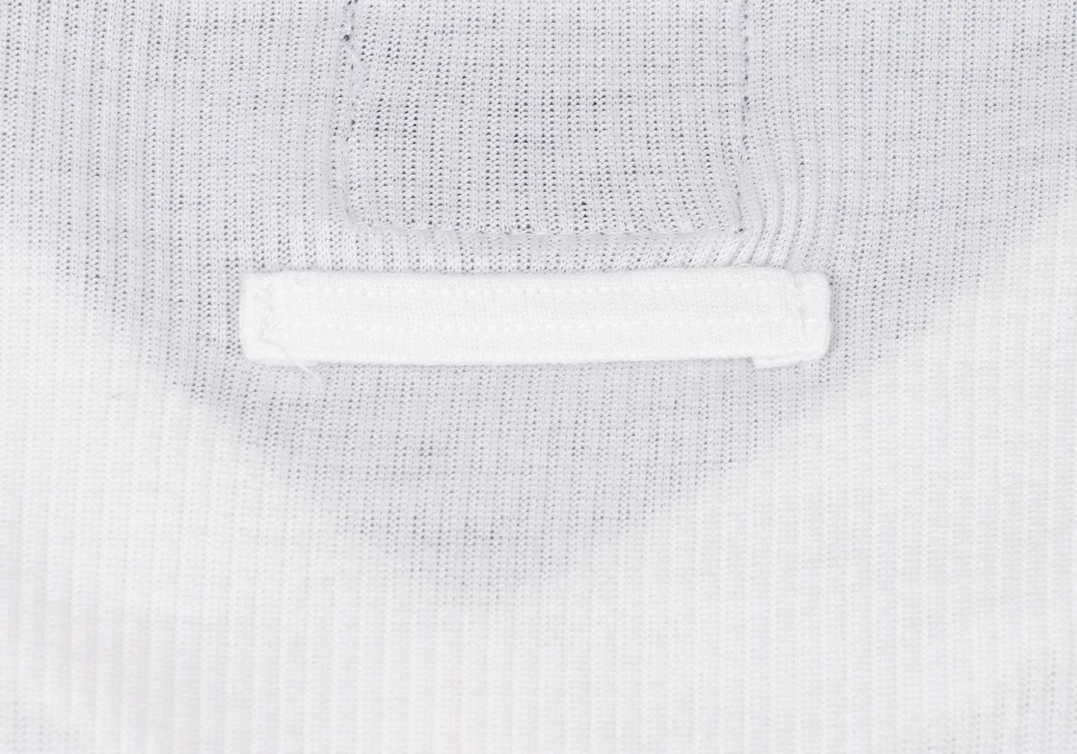 Jean Paul Gaultier Marine Stripe V-Neck Ribbed T-Shirt in Navy and Off-White Size US L / EU 52-54 / 3 - 15 Thumbnail