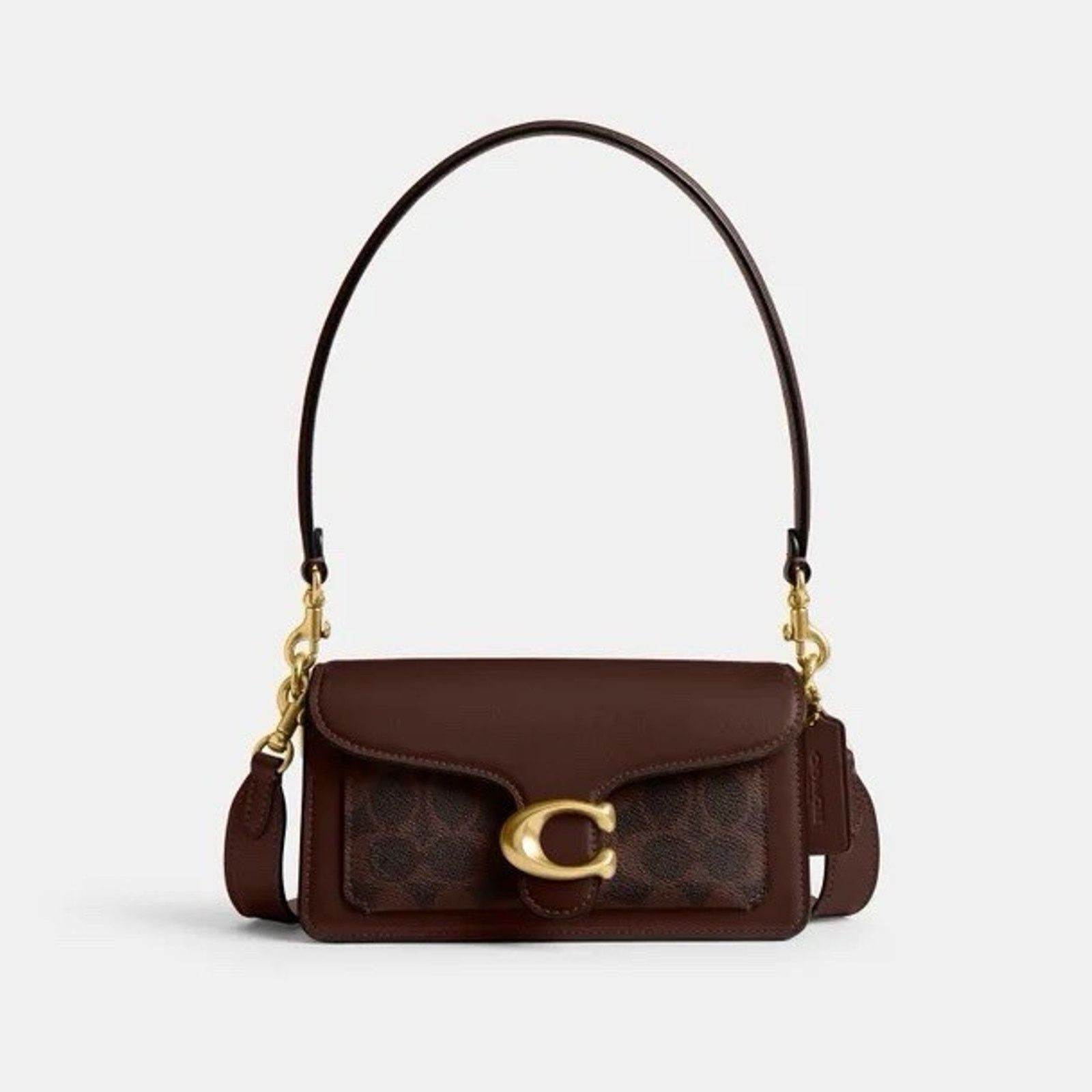 Coach NWT Coach Tabby Shoulder Bag 20 Canvas CY200 Brass/Maple Size ONE SIZE - 3 Thumbnail