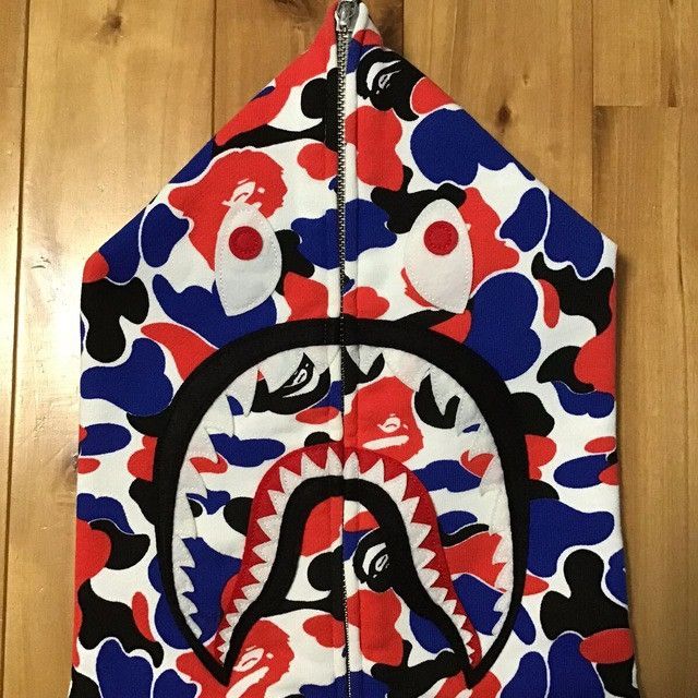 Bape × Nigo 2011 🔥London color camo🔥 BAPE Shark full zip hoodie NIGO APE Size US S / EU 44-46 / 1 - 2 Thumbnail