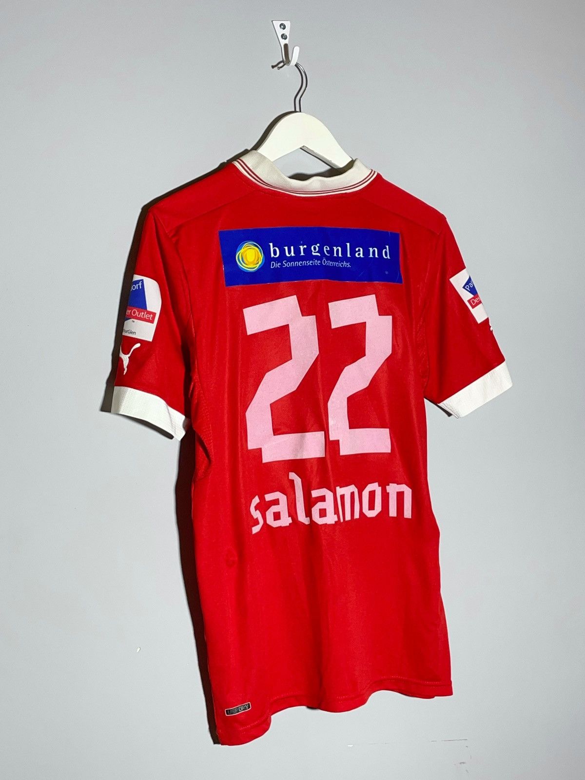 Puma #22 Salamon SC ESV Parndorf Puma Soccer Jersey Size US M / EU 48-50 / 2 - 1 Thumbnail