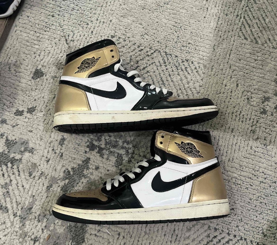 Jordan Brand × Nike jordan 1 gold toe size 10.5 Size US 10.5 / EU 43-44 - 1 Thumbnail