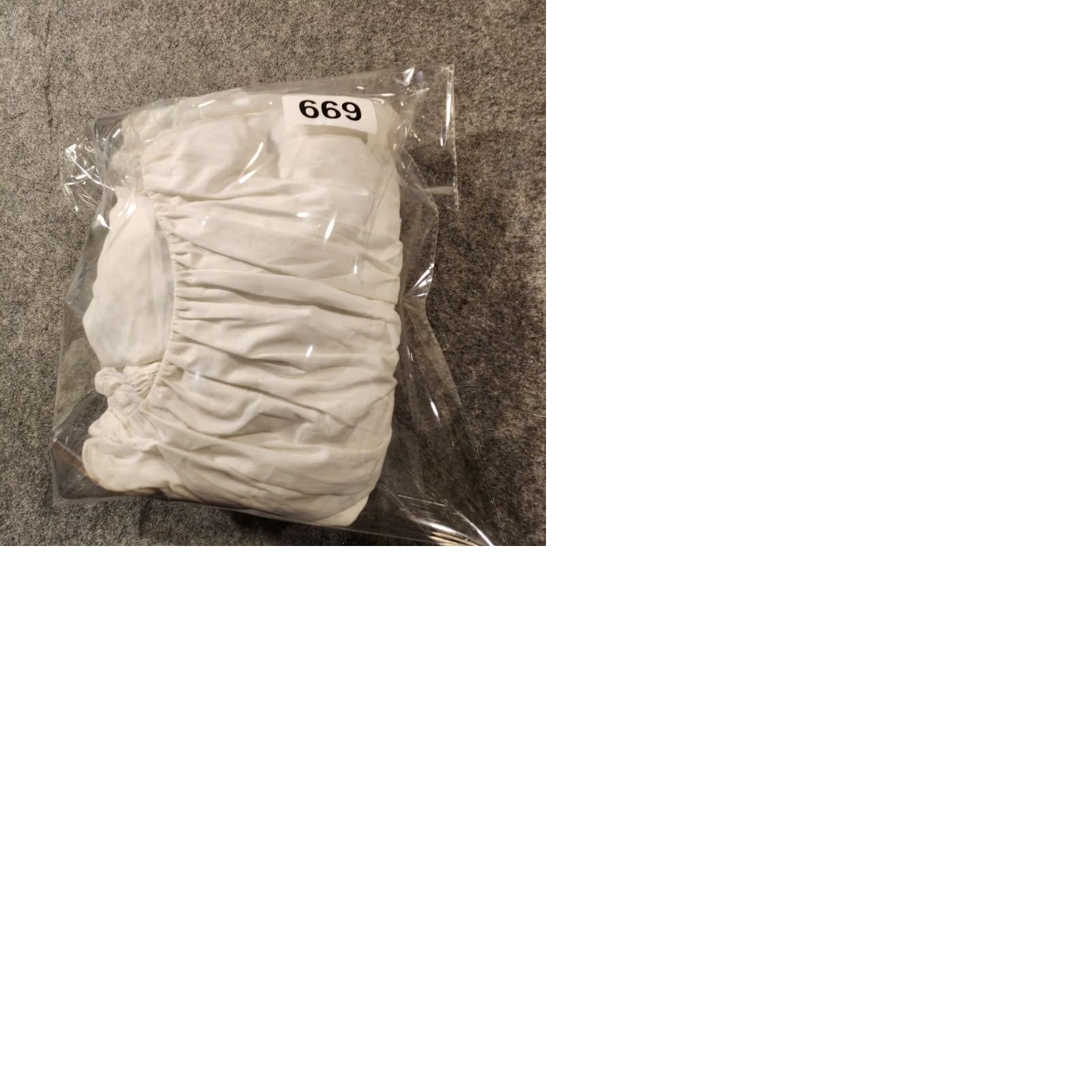 Abercrombie & Fitch Abercrombie & Fitch Dress Womens Large White Puff Sleeve Smocked Off Shoulder Size L / US 10 / IT 46 - 9 Thumbnail