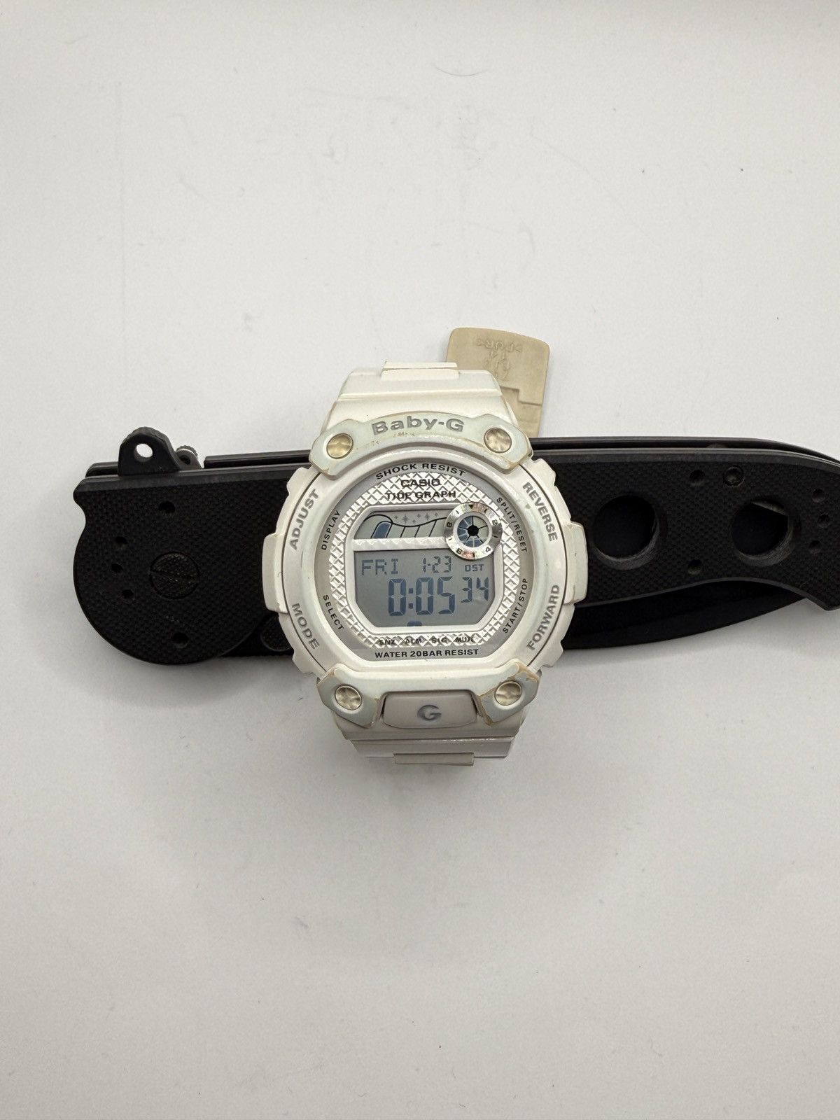 G Shock Vintage Casio Baby-G Tide Graph Y2K Digital Watch / Cream Size ONE SIZE - 2 Thumbnail