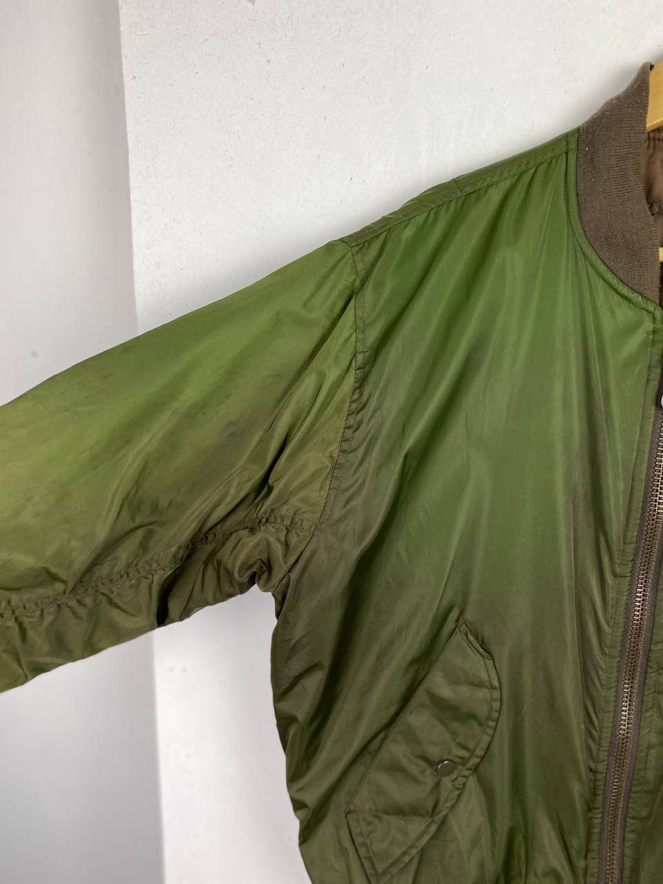 Vintage vintage ma-1 USAF reversible bomber jacket Size US L / EU 52-54 / 3 - 4 Thumbnail