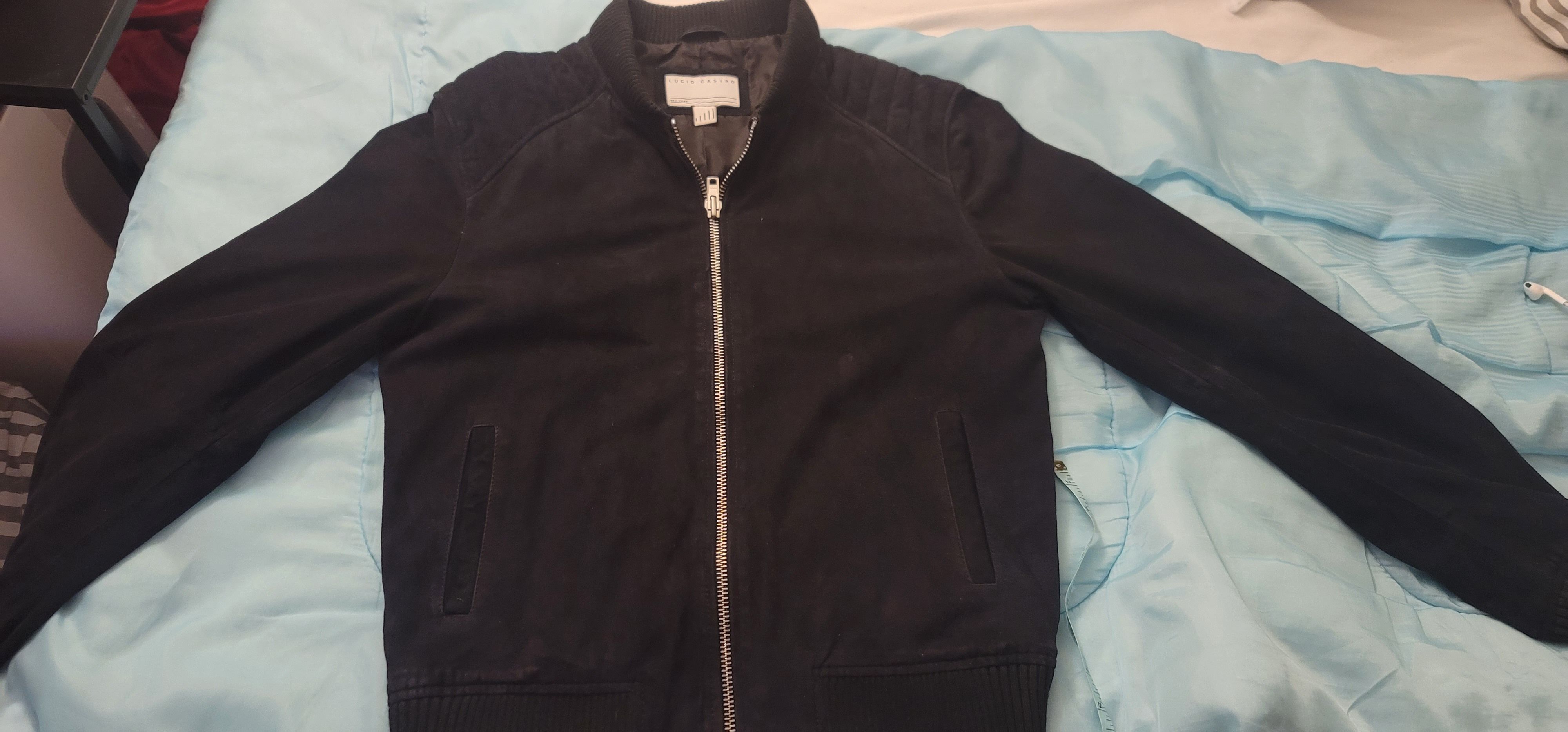 Other LUCIO CASTRO NEW YORK BLACK SUEDE BOMBER Size US M / EU 48-50 / 2 - 5 Thumbnail