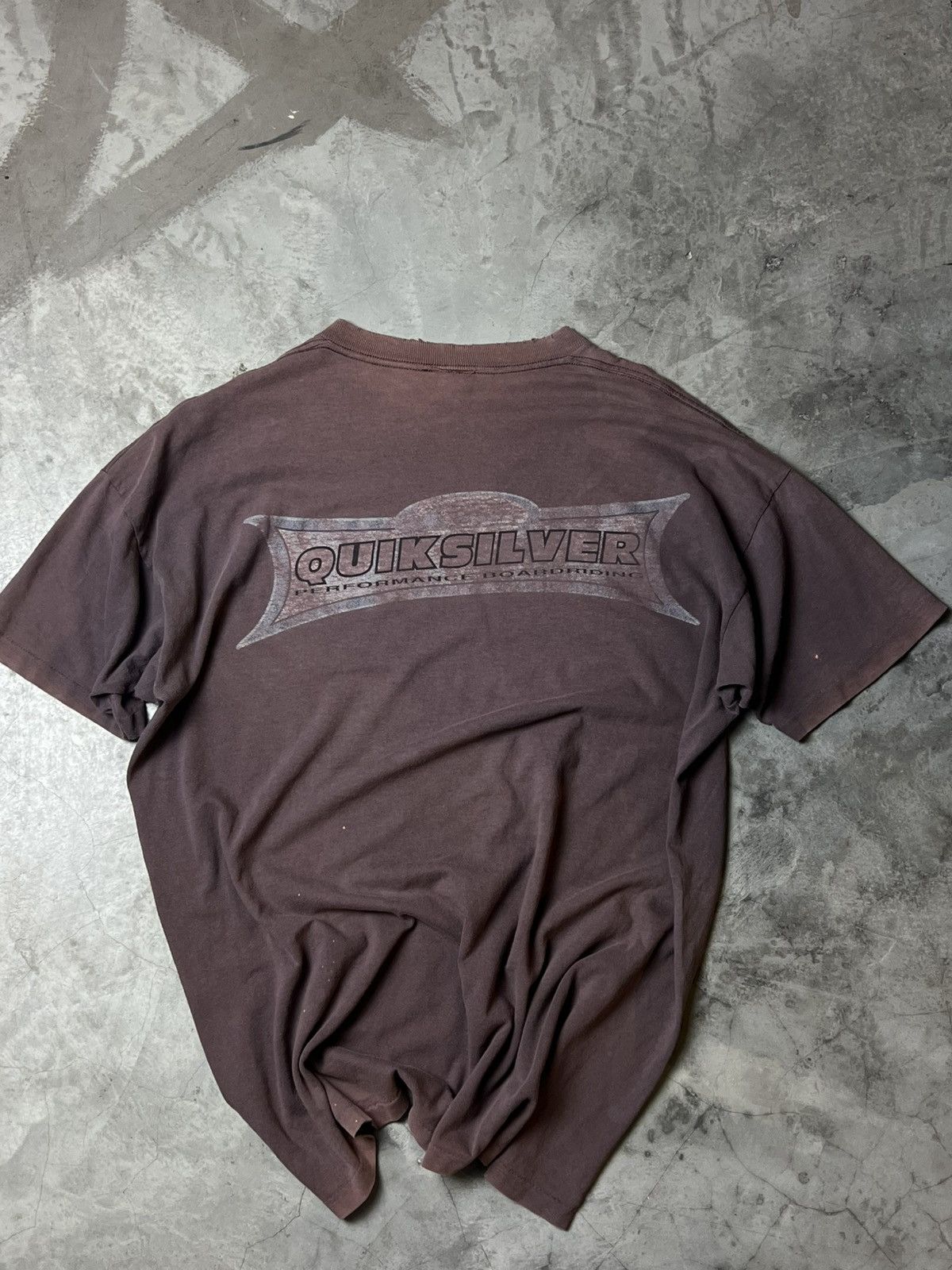 Quiksilver Vintage 1990s Quiksilver Faded single stitch Size US XL / EU 56 / 4 - 7 Thumbnail
