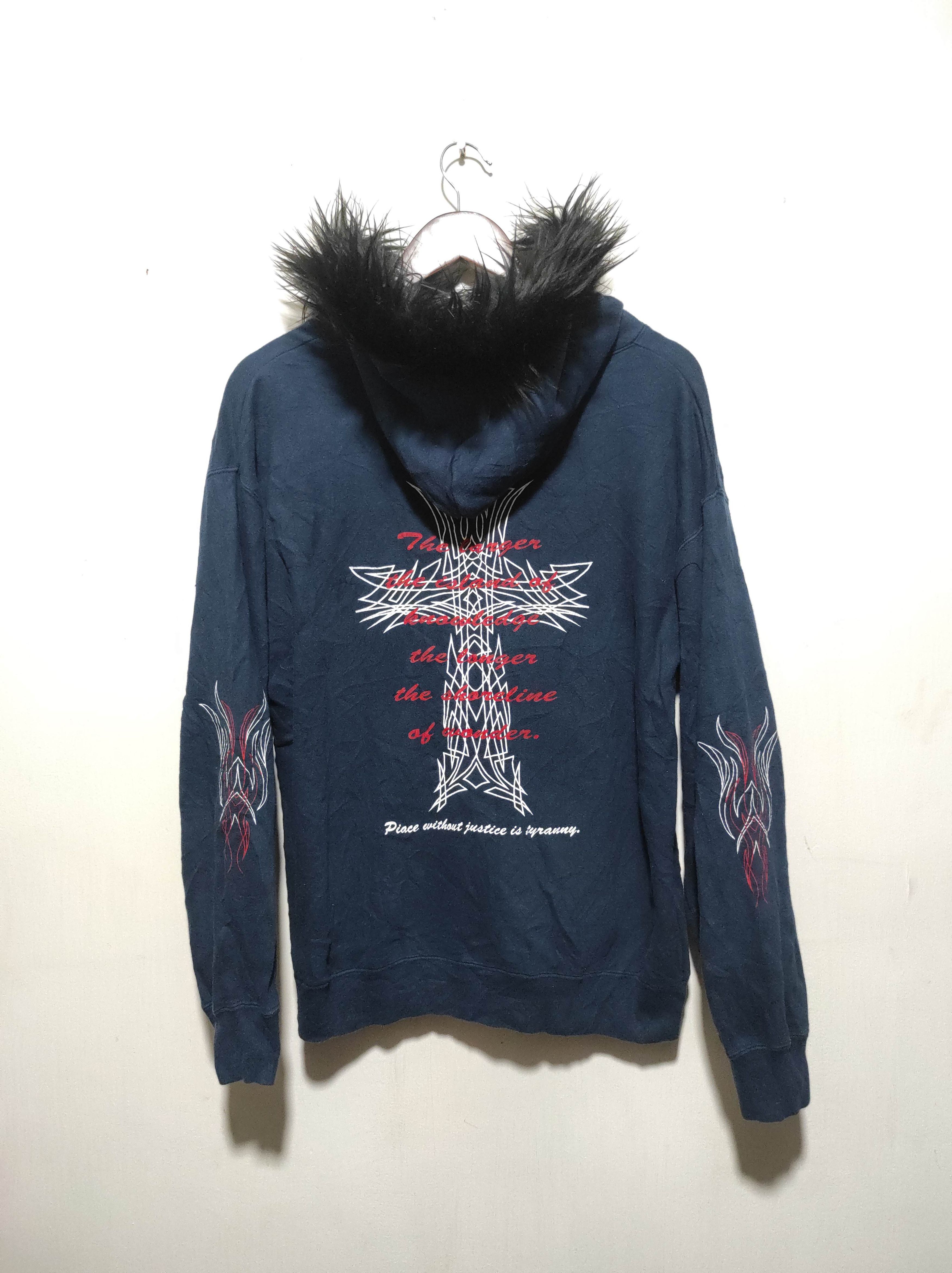 Affliction Black Dog Poem Croos Fur Hoodie i6w9 LGB Style Size US M / EU 48-50 / 2 - 13 Thumbnail