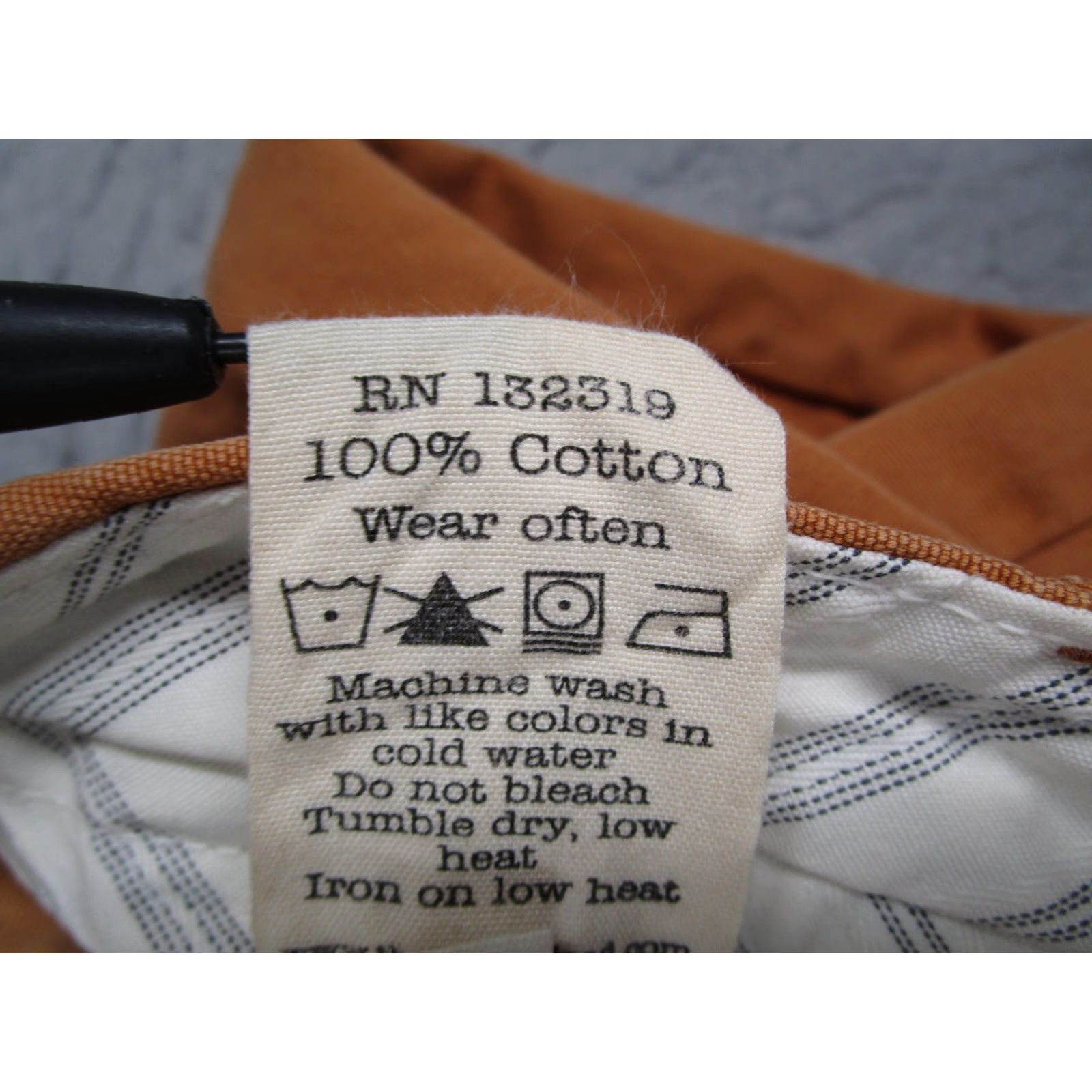 The West Is Dead VINTAGE The West is Dead Pants Mens 29 Orange Slim Cuffed Hem Made USA Casual Size US 29 - 6 Thumbnail