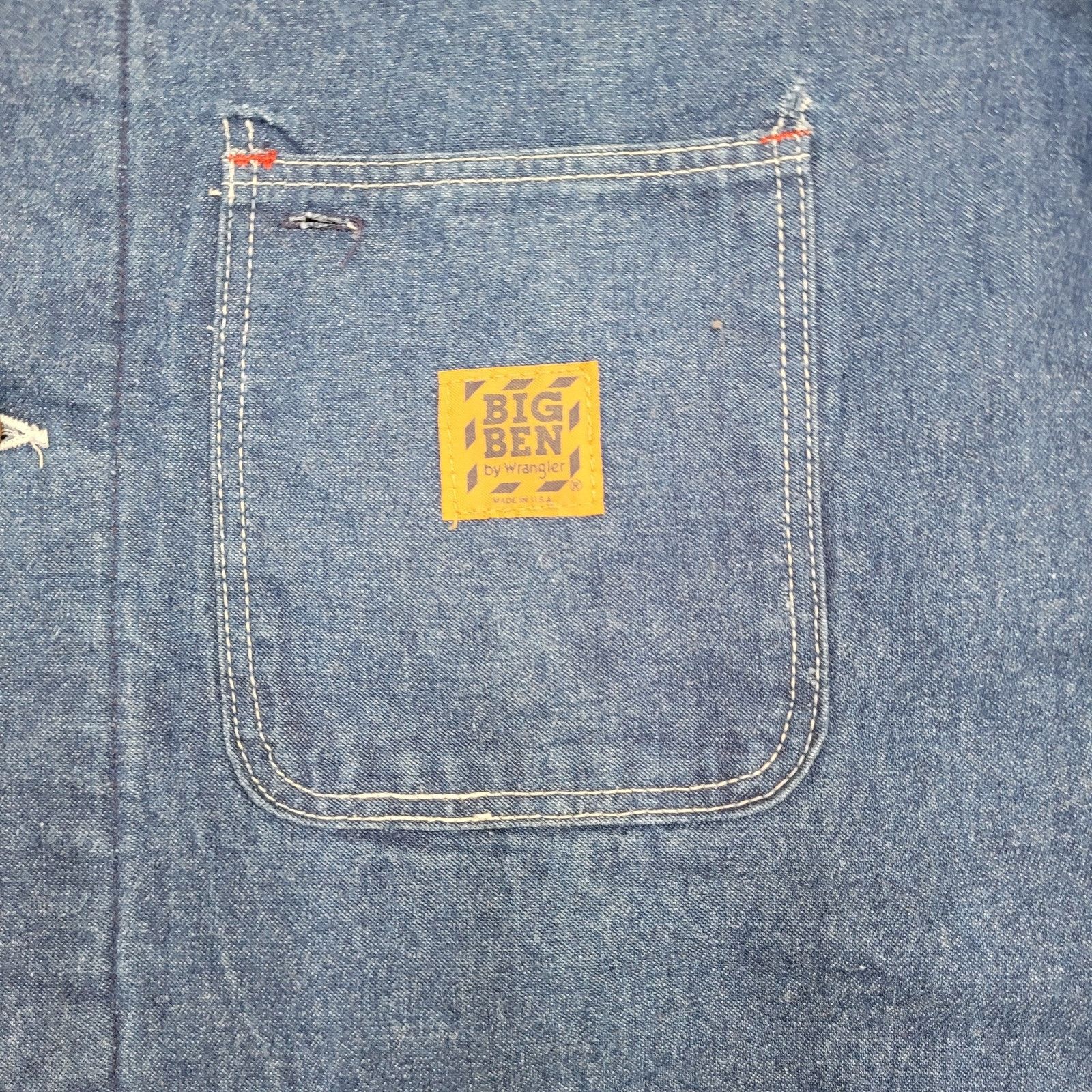 Wrangler VTG Big Ben Wrangler CCI HCSD Prison Denim Chore Coat Medium Size US M / EU 48-50 / 2 - 3 Thumbnail