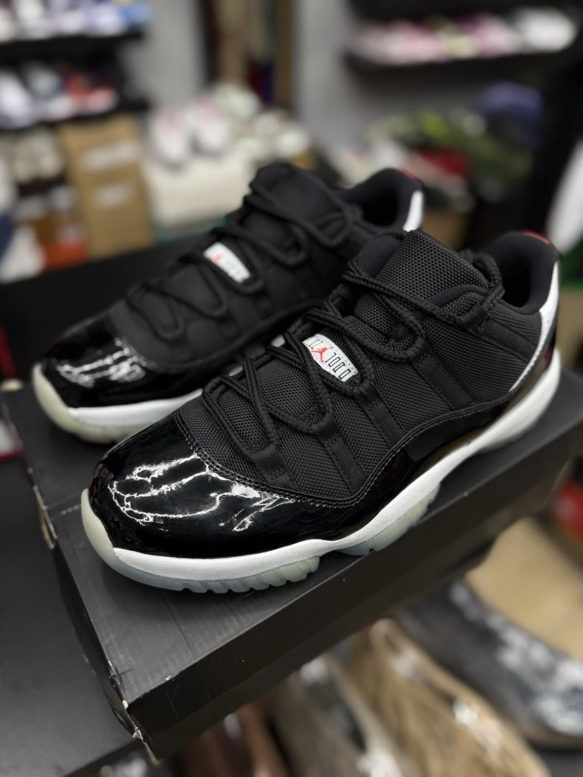 Jordan Brand Size 10- Nike Air Jordan 11 Retro Low Infrared 23 Black 2014 Size US 10 / EU 43 - 2 Thumbnail