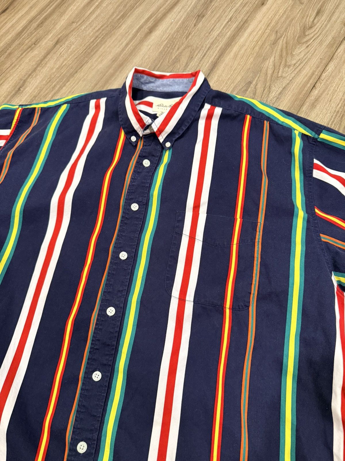 Eddie Bauer Eddie Bauer Men’s 2XL Shirt Button-Up Long Sleeve Striped Size US XXL / EU 58 / 5 - 3 Thumbnail