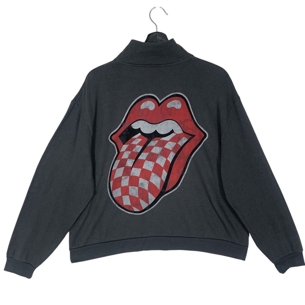 Band Tees The Rolling Stones Rock Band Band Tee Half Zippe Sweatshirt Size US XL / EU 56 / 4 - 1 Thumbnail