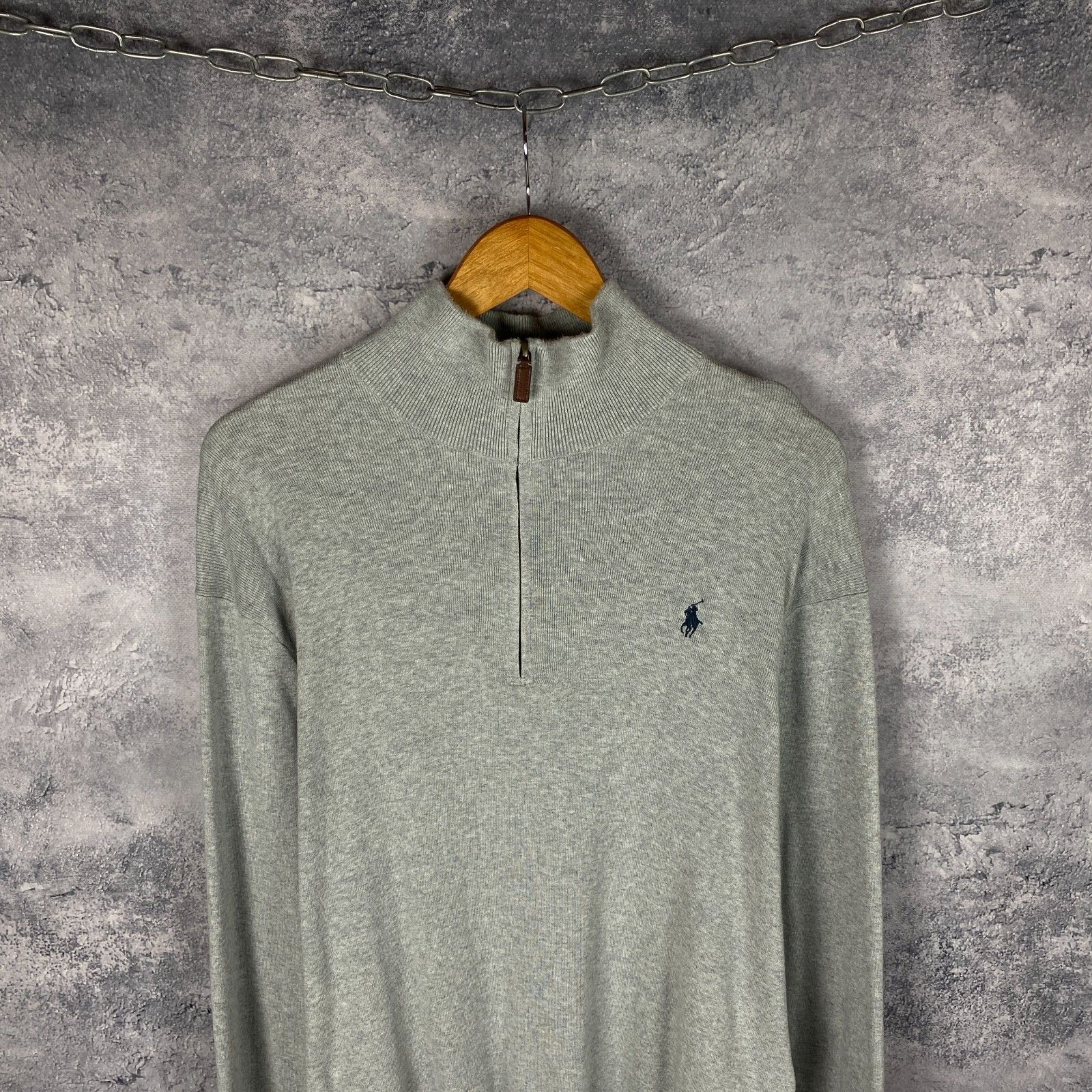Polo Ralph Lauren Polo Ralph Lauren 1/3 Zip Sweatshirt Men's Size L Gray ` Size US L / EU 52-54 / 3 - 2 Thumbnail