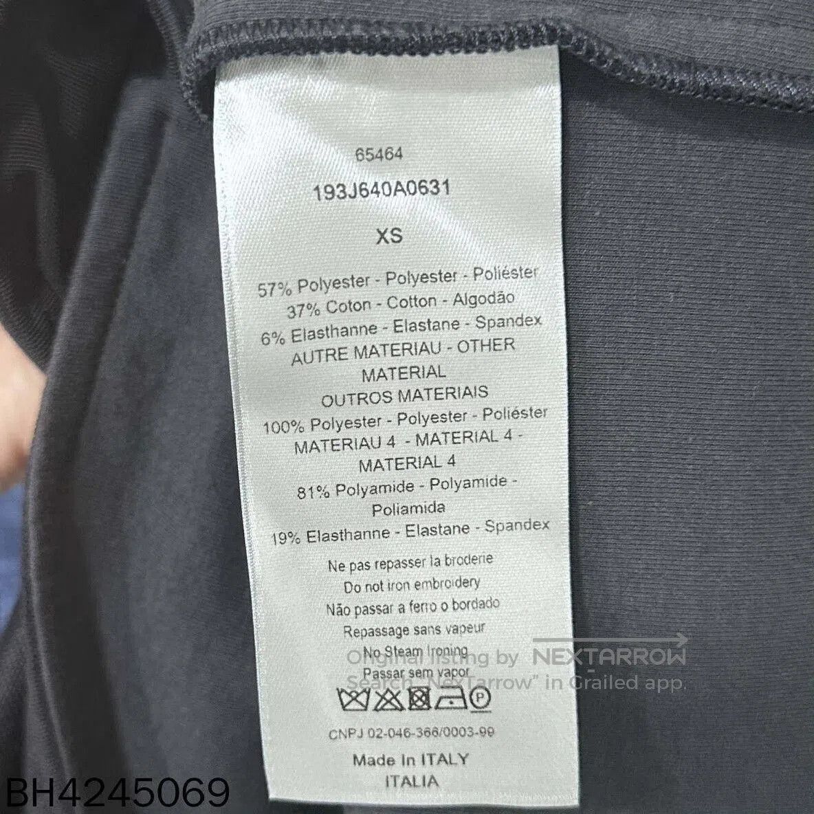 Dior black and blue logo printed jacket Dior. Size US XS / EU 42 / 0 - 7 Thumbnail