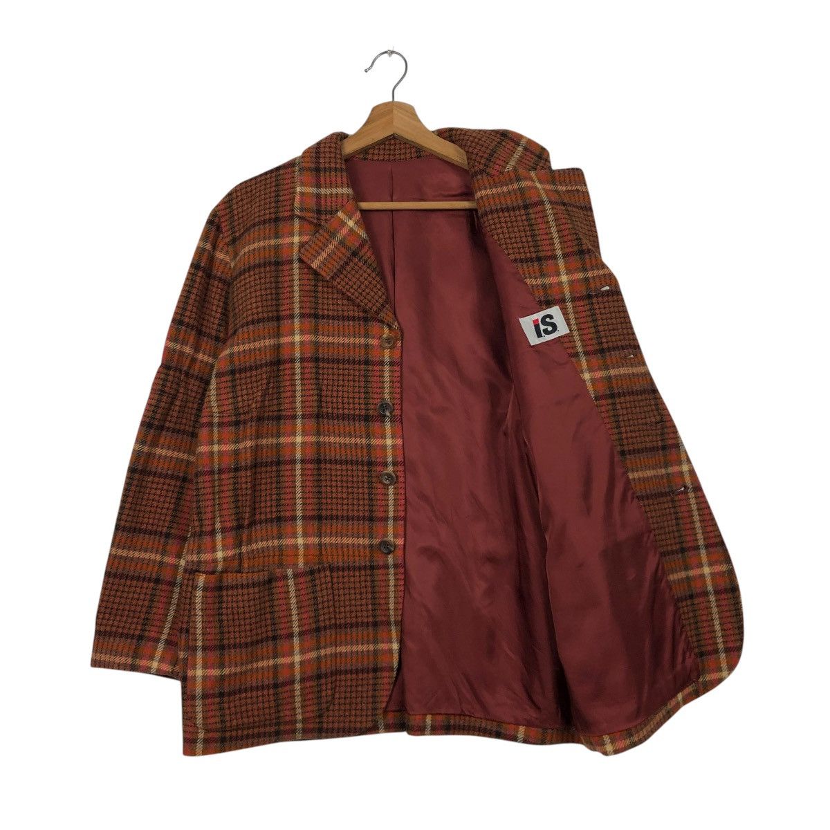 Issey Miyake 🔥VINTAGE ISSEY MIYAKE WOOL CHORE JACKET TARTAN DESIGN Size US M / EU 48-50 / 2 - 13 Thumbnail