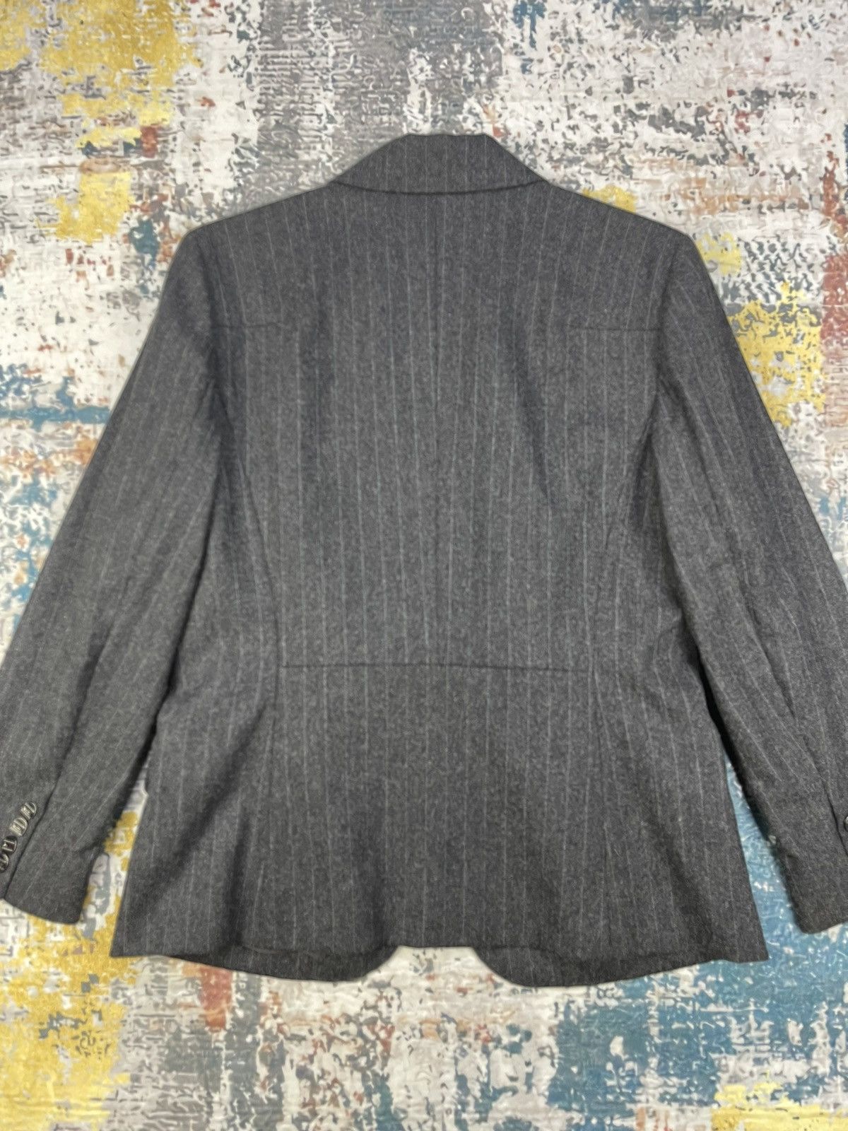 Burberry Burberry London Single Button Monogram Pinstripes Size M / US 6-8 / IT 42-44 - 6 Thumbnail