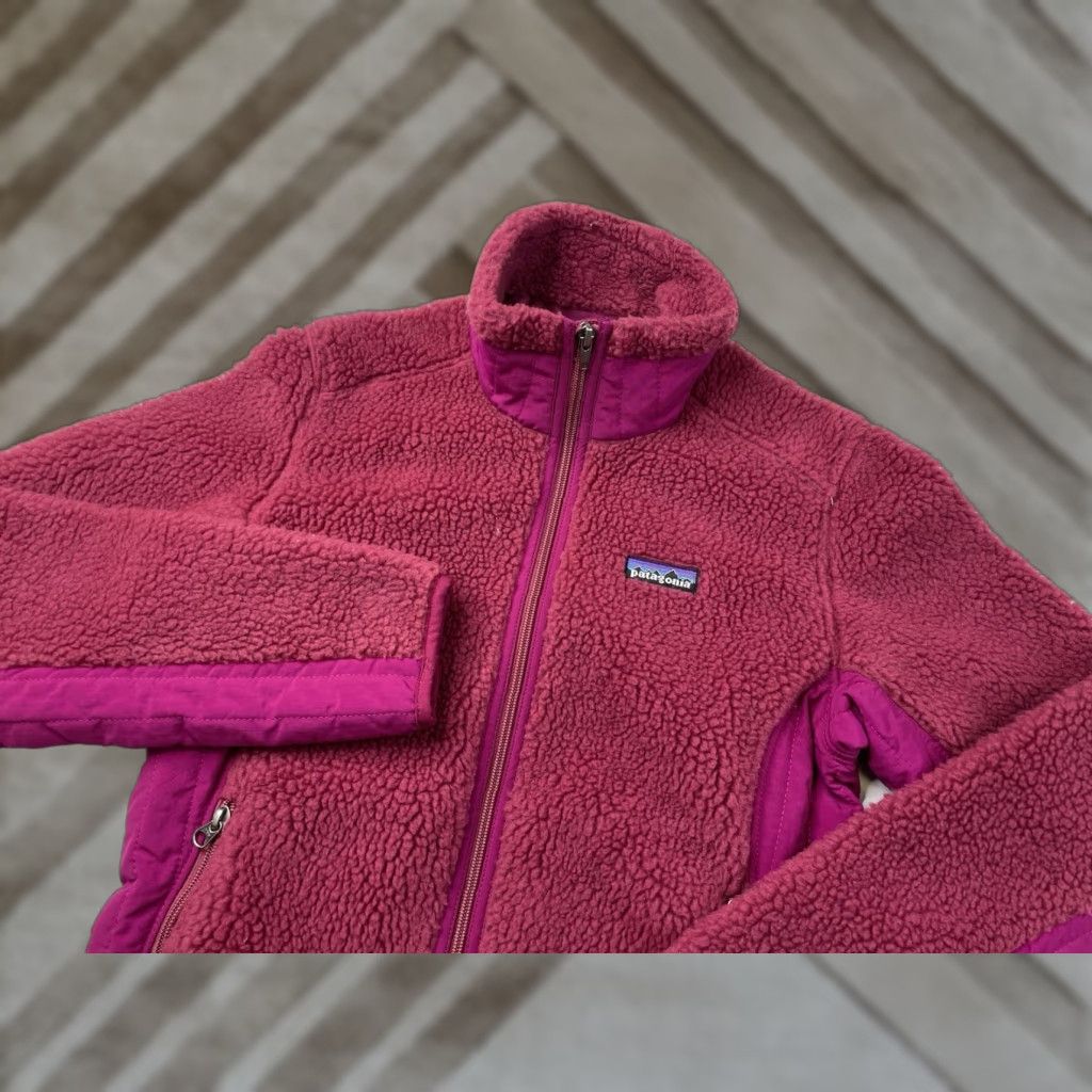 Patagonia Patagonia Jacket Full Zip Fleece Retro X Pink Womens Small 23071 Size S / US 4 / IT 40 - 1 Thumbnail