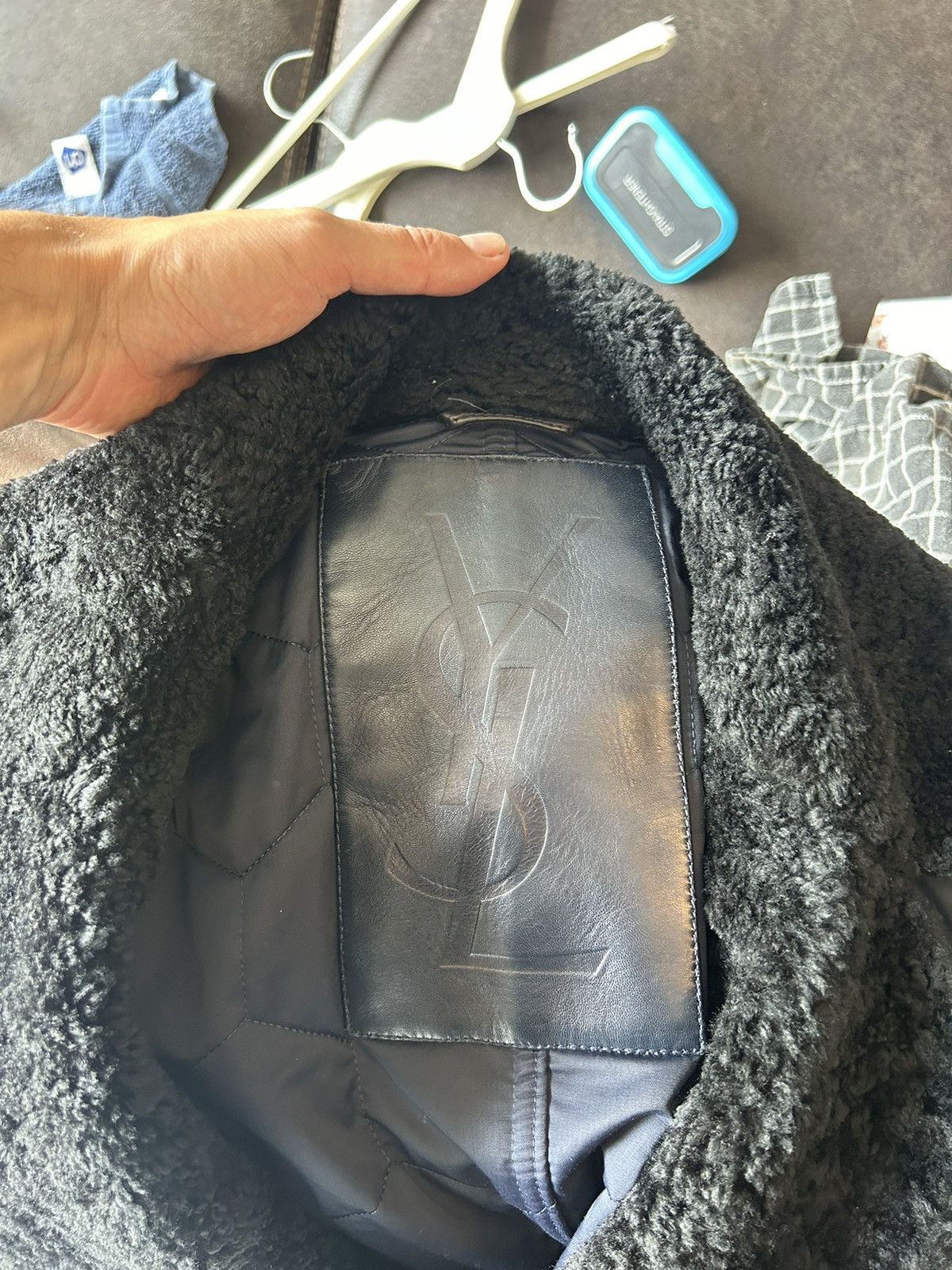 Saint Laurent Paris Shearling Jacket Size US M / EU 48-50 / 2 - 10 Thumbnail