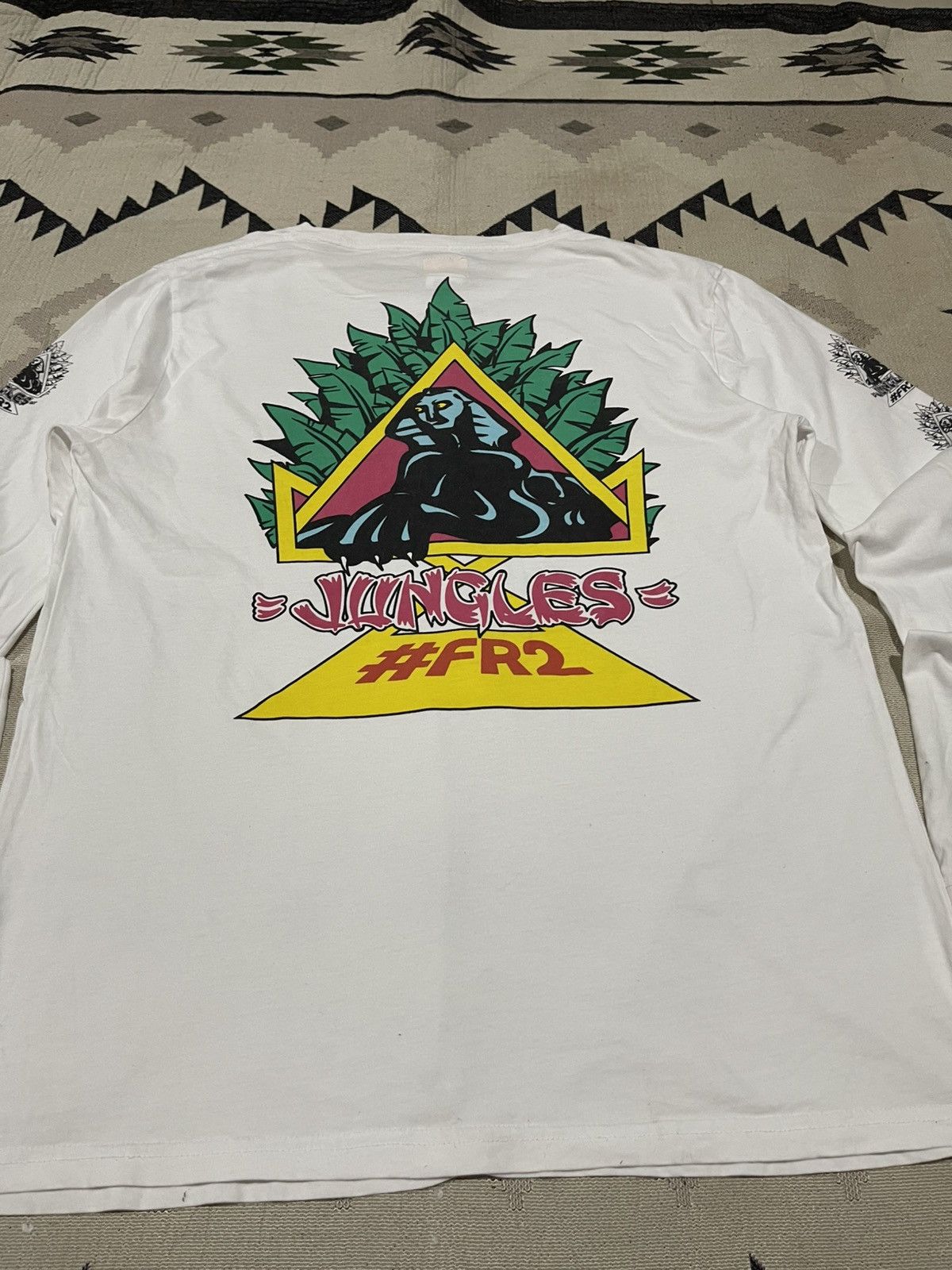 FR2 2000s FR2 X JUNGLES NATAS SPHINX LONG SLEEVE SHIRT Size US M / EU 48-50 / 2 - 4 Thumbnail
