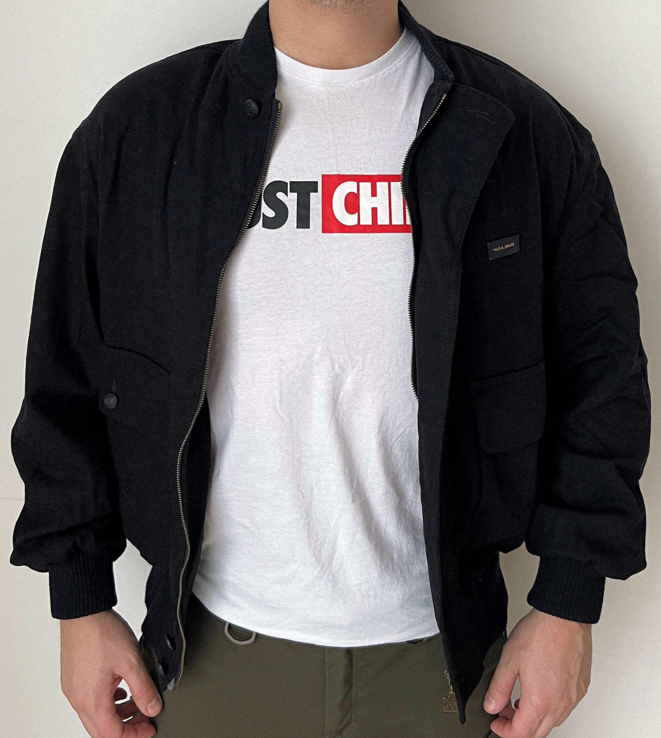 Paul & Shark VINTAGE PAUL & SHARK YACHTING WOOL BOMBER JACKET Size US L / EU 52-54 / 3 - 4 Thumbnail