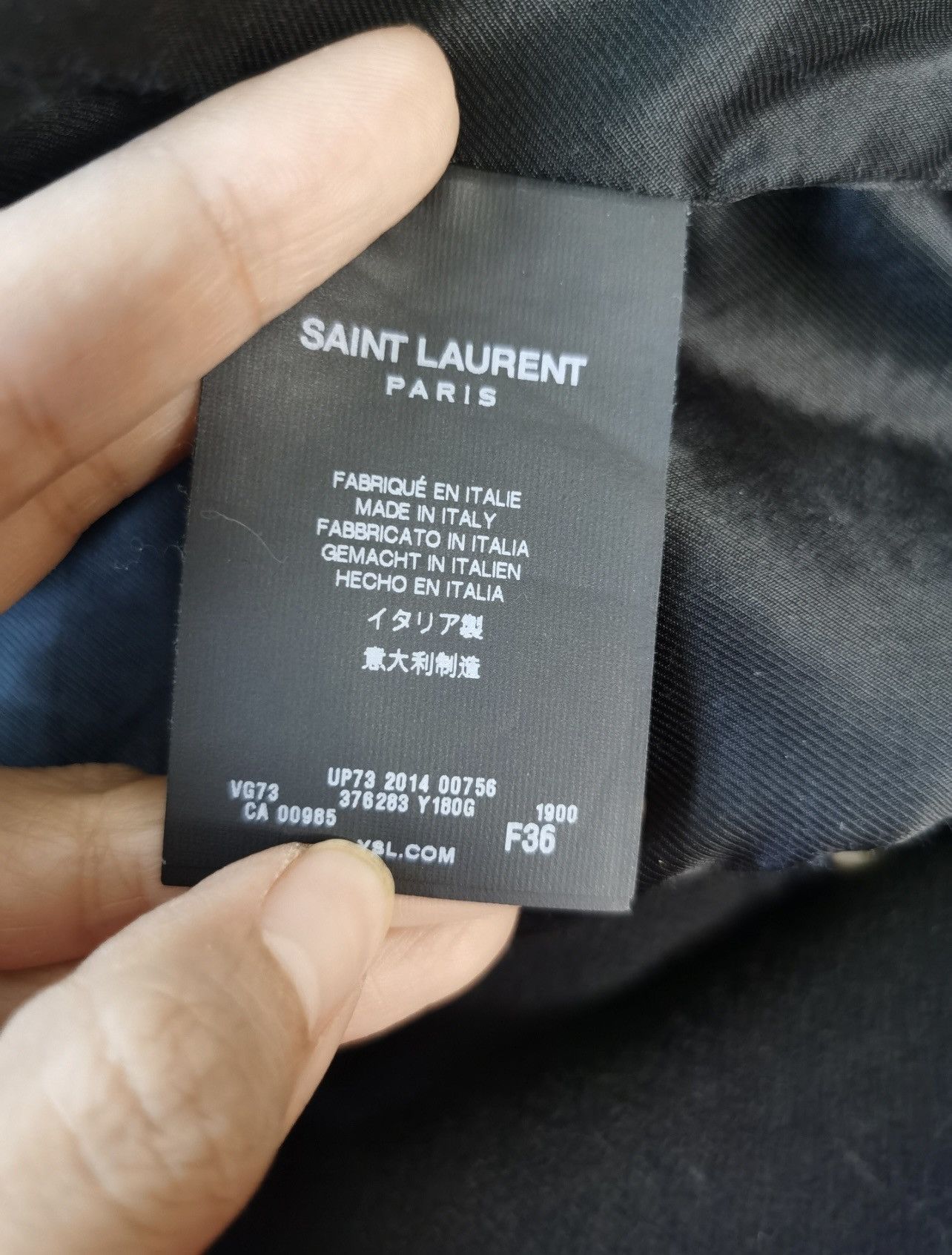 Saint Laurent Paris *2015* Saint Laurent Paris Teddy Jacket Sz. F36 Size XS / US 0-2 / IT 36-38 - 7 Thumbnail