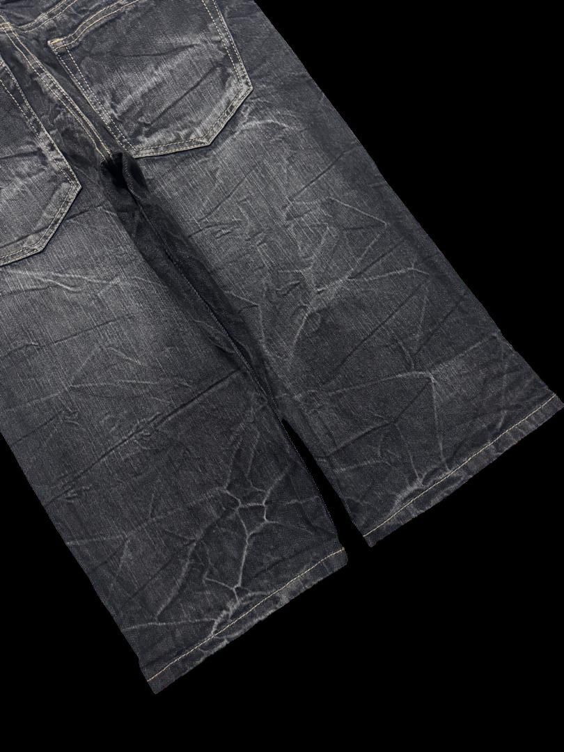 Designer Vintage Japanese Short Jeans Mudwash Streetwear Style Rare Size US 30 / EU 46 - 13 Thumbnail