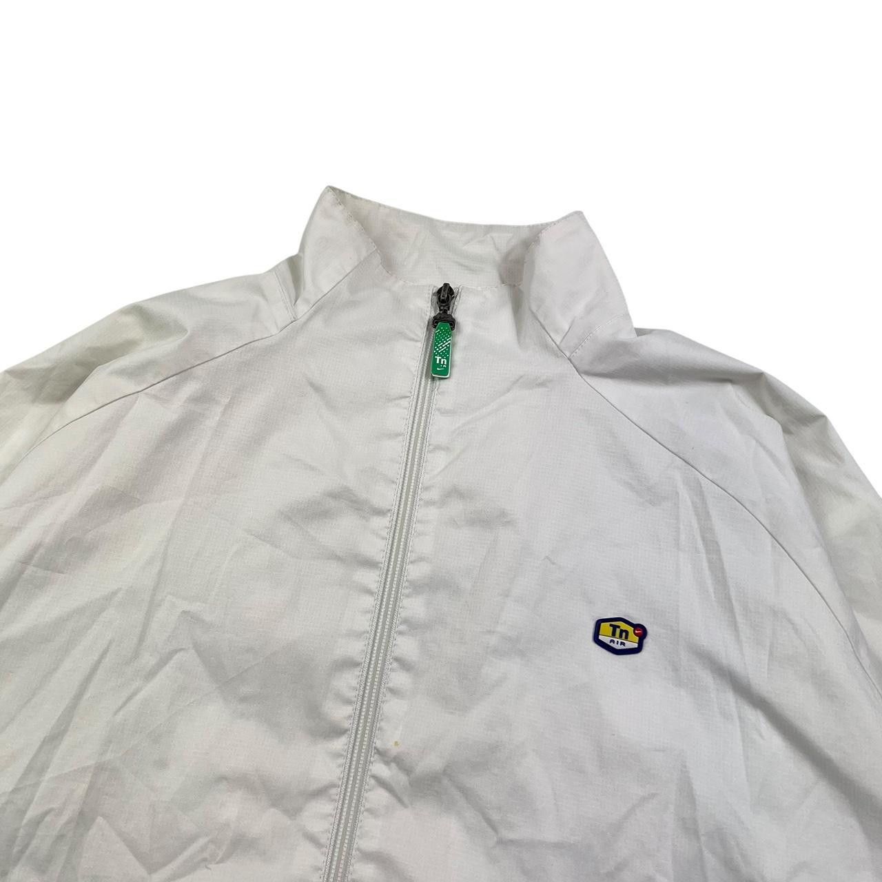 Nike Vintage 2000s Nike TN Track Jacket White & Green - Medium Size US M / EU 48-50 / 2 - 3 Thumbnail