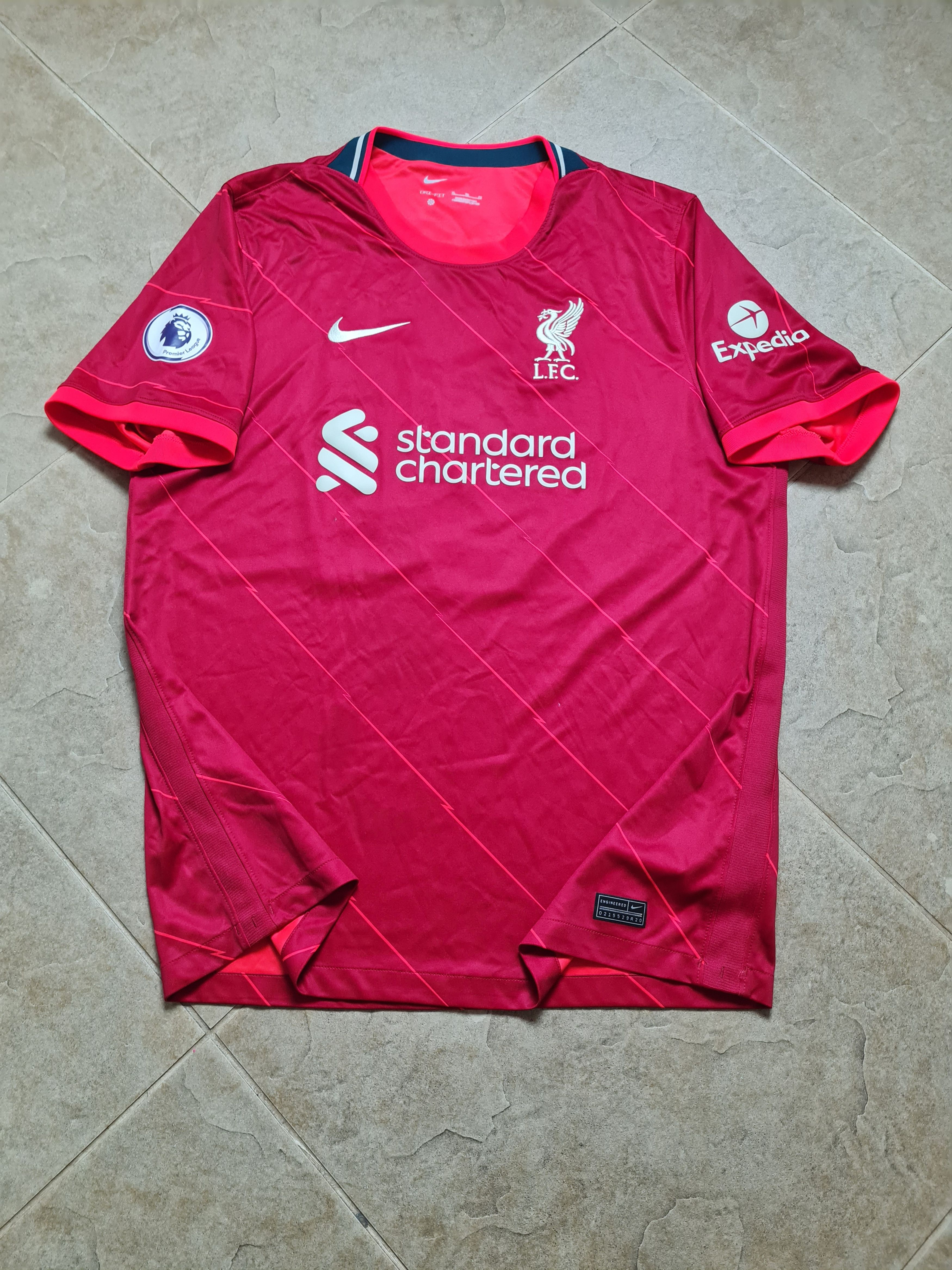 Nike Sooccer Liverpool 2021/22 Home Match Jersey #21Ahmad.S Nike Size US XL / EU 56 / 4 - 14 Thumbnail