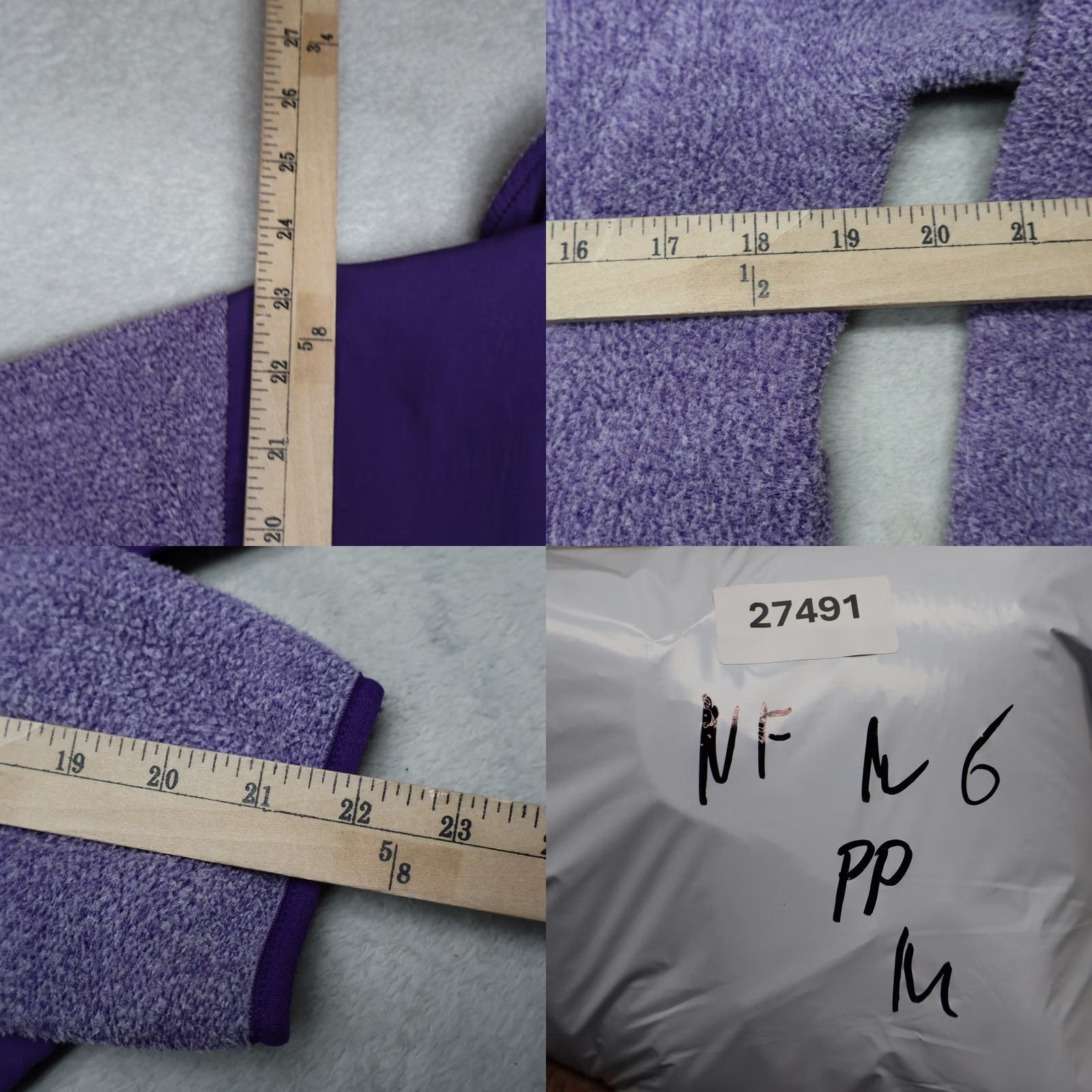 The North Face The North Face Denali Jacket Womens Small Purple Full Zip Fleece Outdoor Branded Zip Women's S Purple Outdoor Retro Size S / US 4 / IT 40 - 9 Thumbnail