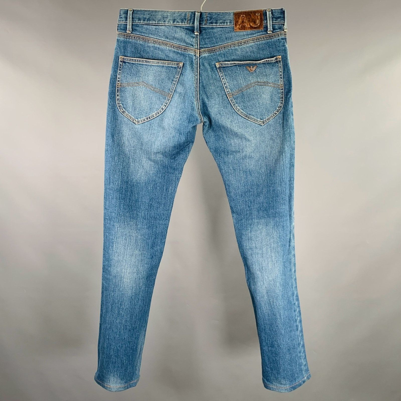 Other ARMANI JEANS Size 32 Blue Cotton Blend Button Fly Jeans Size US 32 / EU 48 - 2 Thumbnail