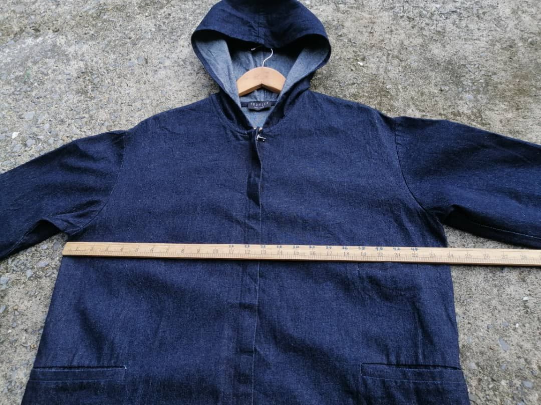 Designer Yeohlee New York Denim Jacket Size L / US 10 / IT 46 - 2 Thumbnail