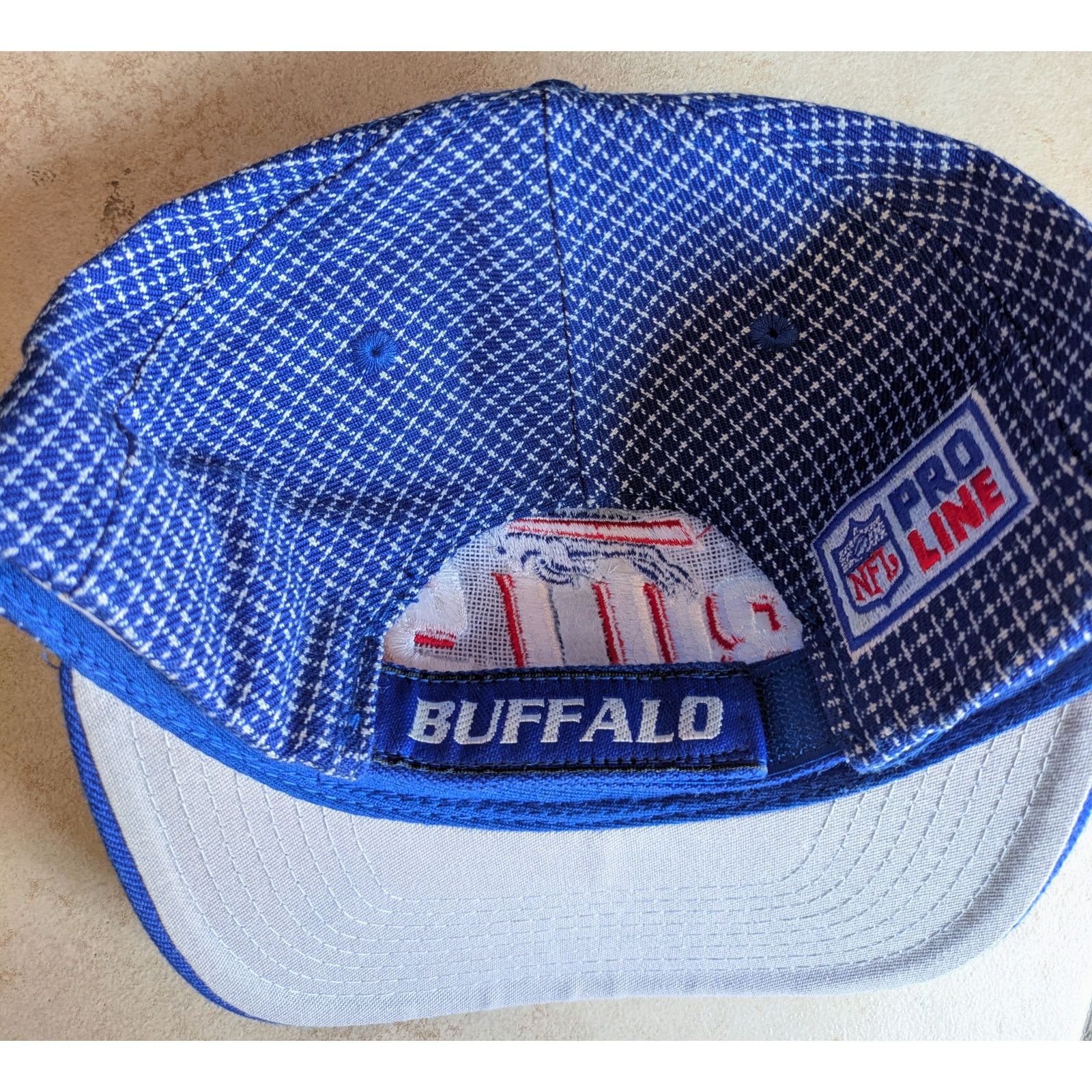 Logo Athletic × Sports Specialties Buffalo Bills 90s GRID strap back Bruce hat NFL Pro vintage Size ONE SIZE - 6 Thumbnail