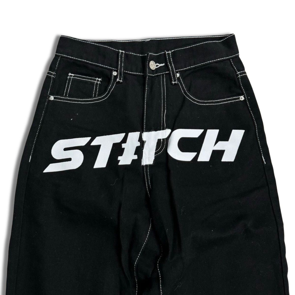 Other Stitch BIGAZCROTCHPRINT* Jeans Size US 26 / EU 42 - 4 Thumbnail