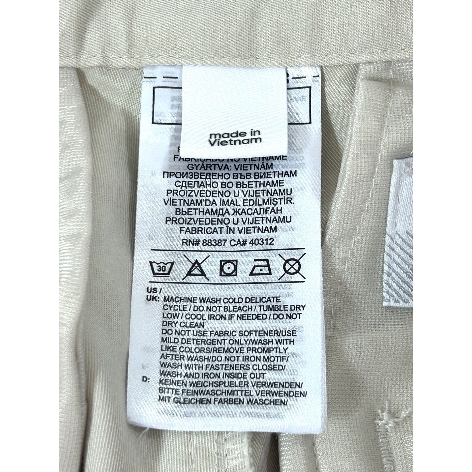 Adidas Adidas Men’s Pants 30 x 34 Light Beige Cargo Pocket Logo Ple Size US 30 / EU 46 - 11 Thumbnail