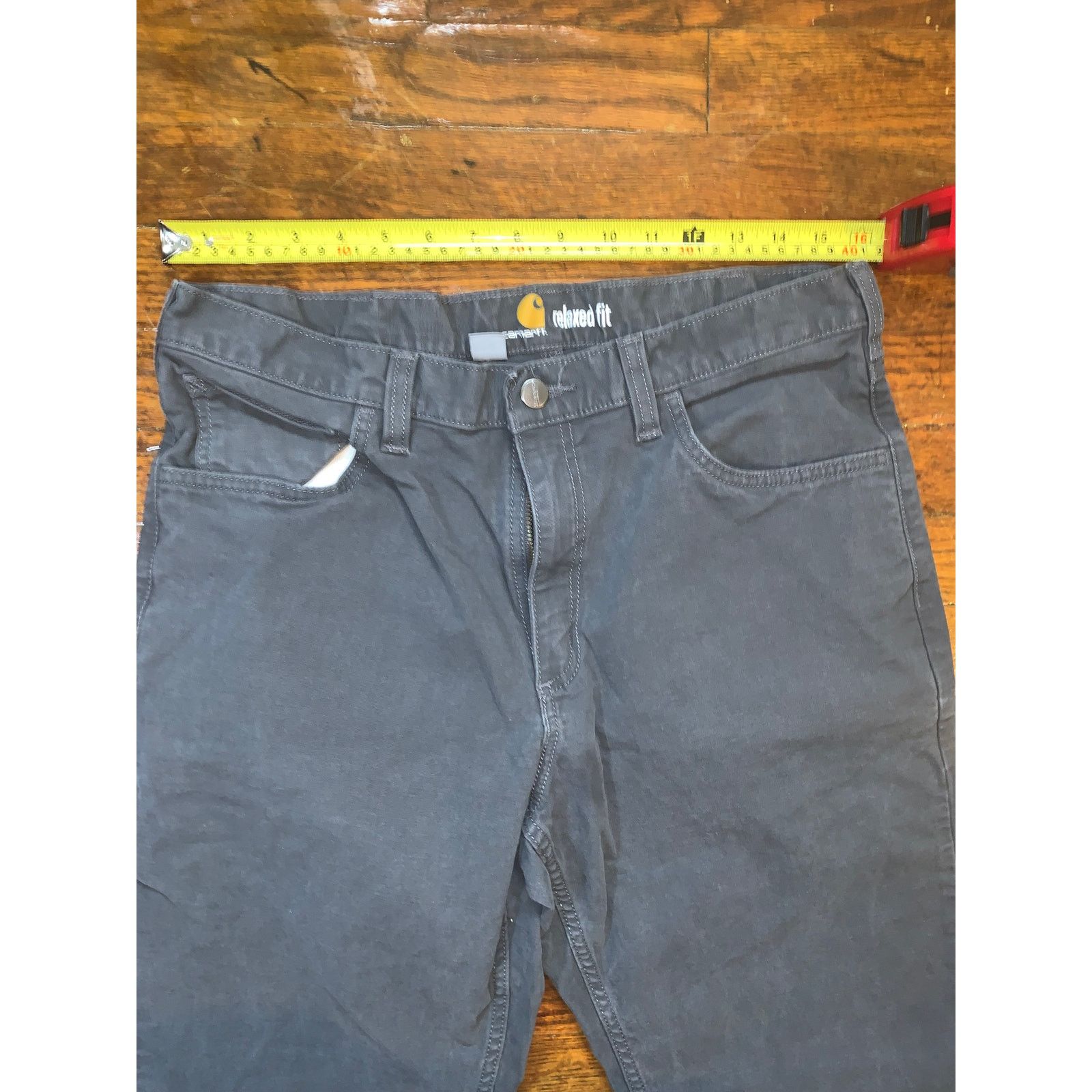 Carhartt Carhartt 102517 Rigby 5 Pocket Pants 35x32 Gravel Flex Size US 35 - 4 Thumbnail