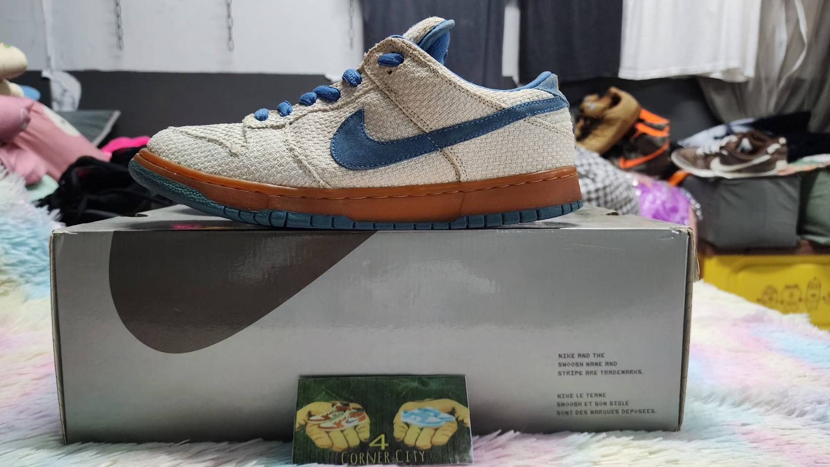 Nike Nike Sb Dunk Low Blue Hemp Size US 10.5 / EU 43-44 - 1 Thumbnail