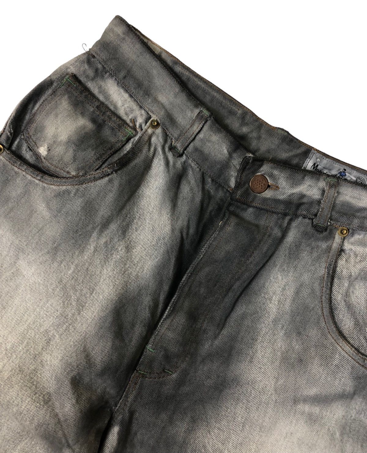 Massimo Dutti Massimo Dutti Bleach Distressed Denim Jeans Size US 30 / EU 46 - 7 Thumbnail