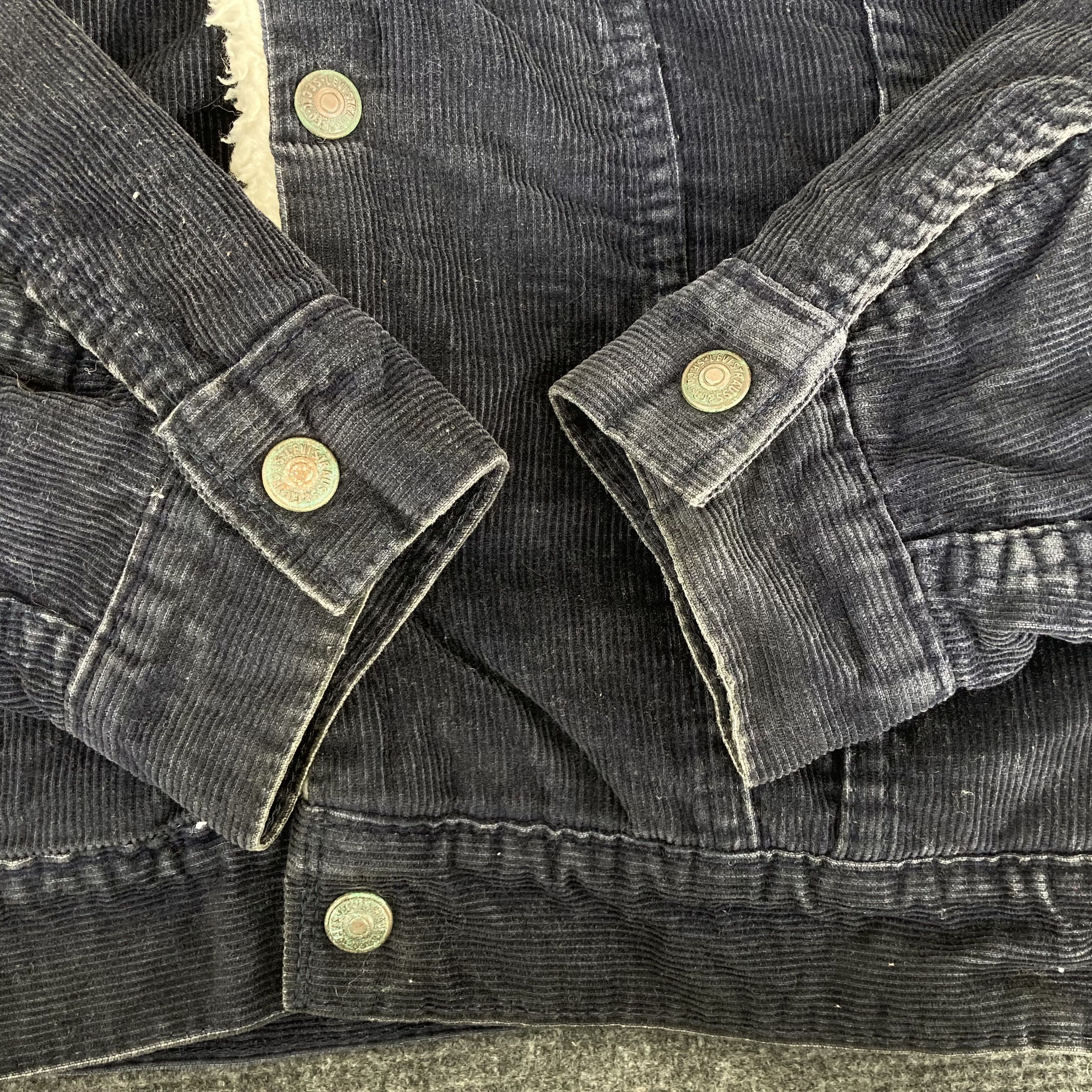 Levi's × Vintage Vtg Levis Sherpa Lined Denim Sz 36 Jacket Size US S / EU 44-46 / 1 - 7 Thumbnail