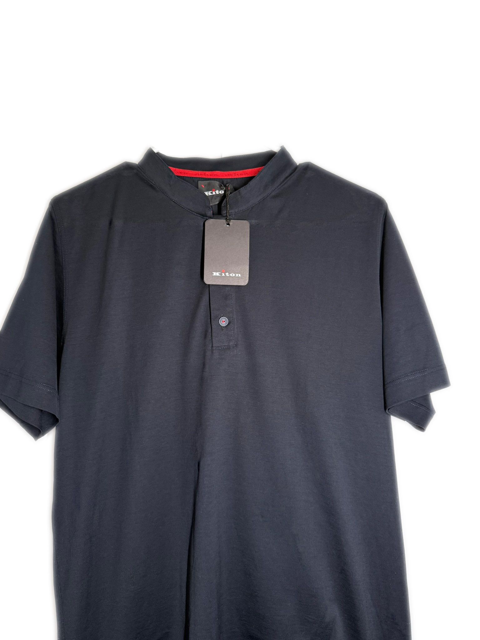 Kiton Kiton Italian Short Sleeve Shirt Size US S / EU 44-46 / 1 - 2 Thumbnail