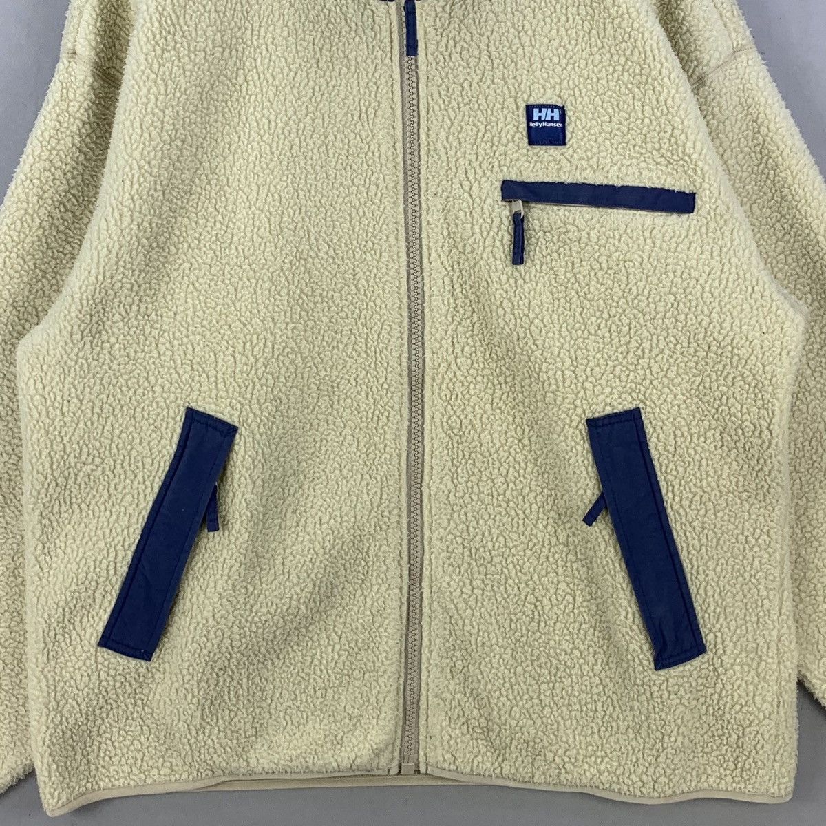 Helly Hansen Vintage 90s Helly Hansen Fleece Zipper Sweater Jacket Size US XL / EU 56 / 4 - 5 Thumbnail