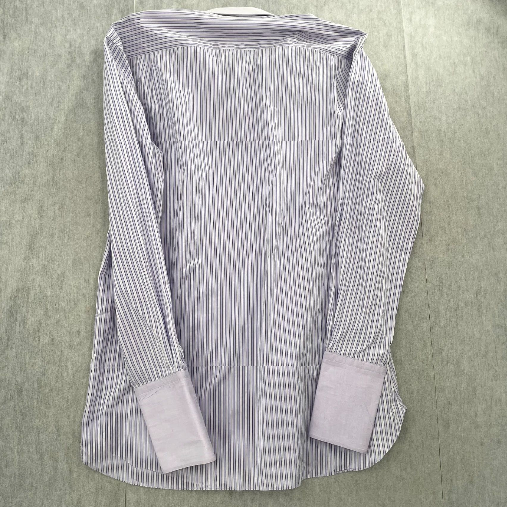Stefano Ricci Stefano Ricci Dress Shirt Adult 16.5/42 Purple French Cuffs Luxury Mens Shirt Size 46R - 4 Thumbnail